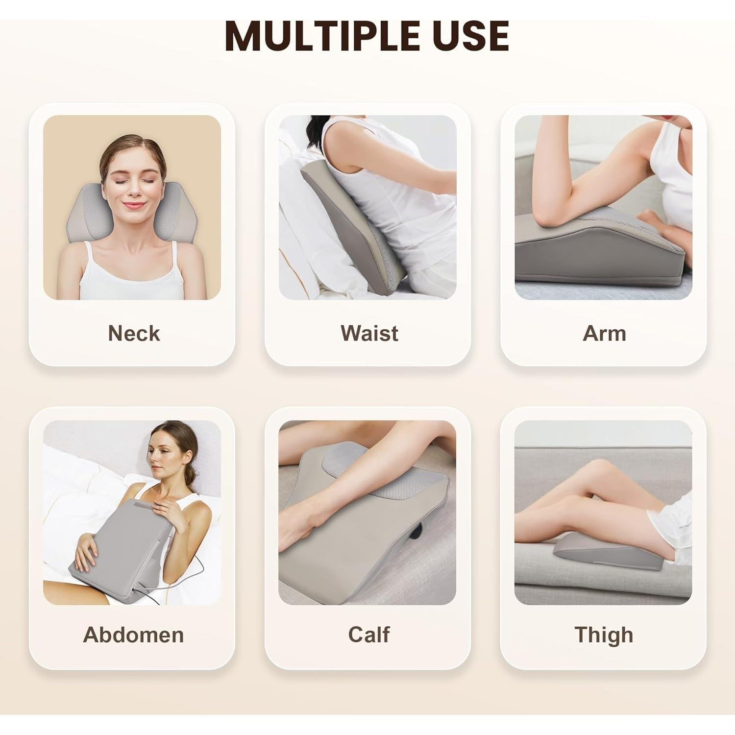 Masajeador de Espalda Shiatsu Heycool HY-1B8 con Calor 3D