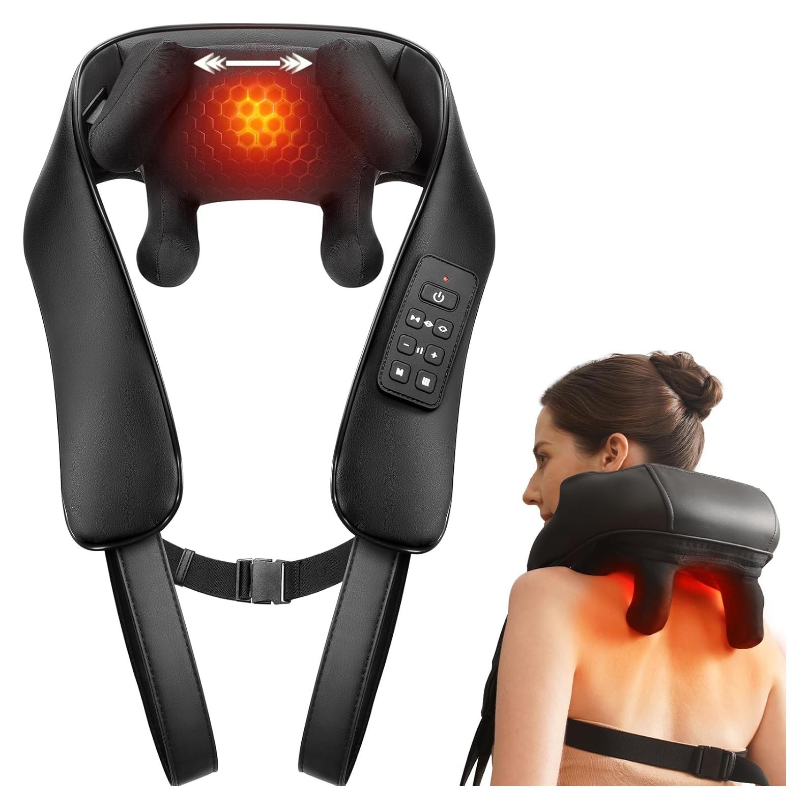 Masajeador de Cuello y Espalda Inalámbrico MASGRE 6D con Calor