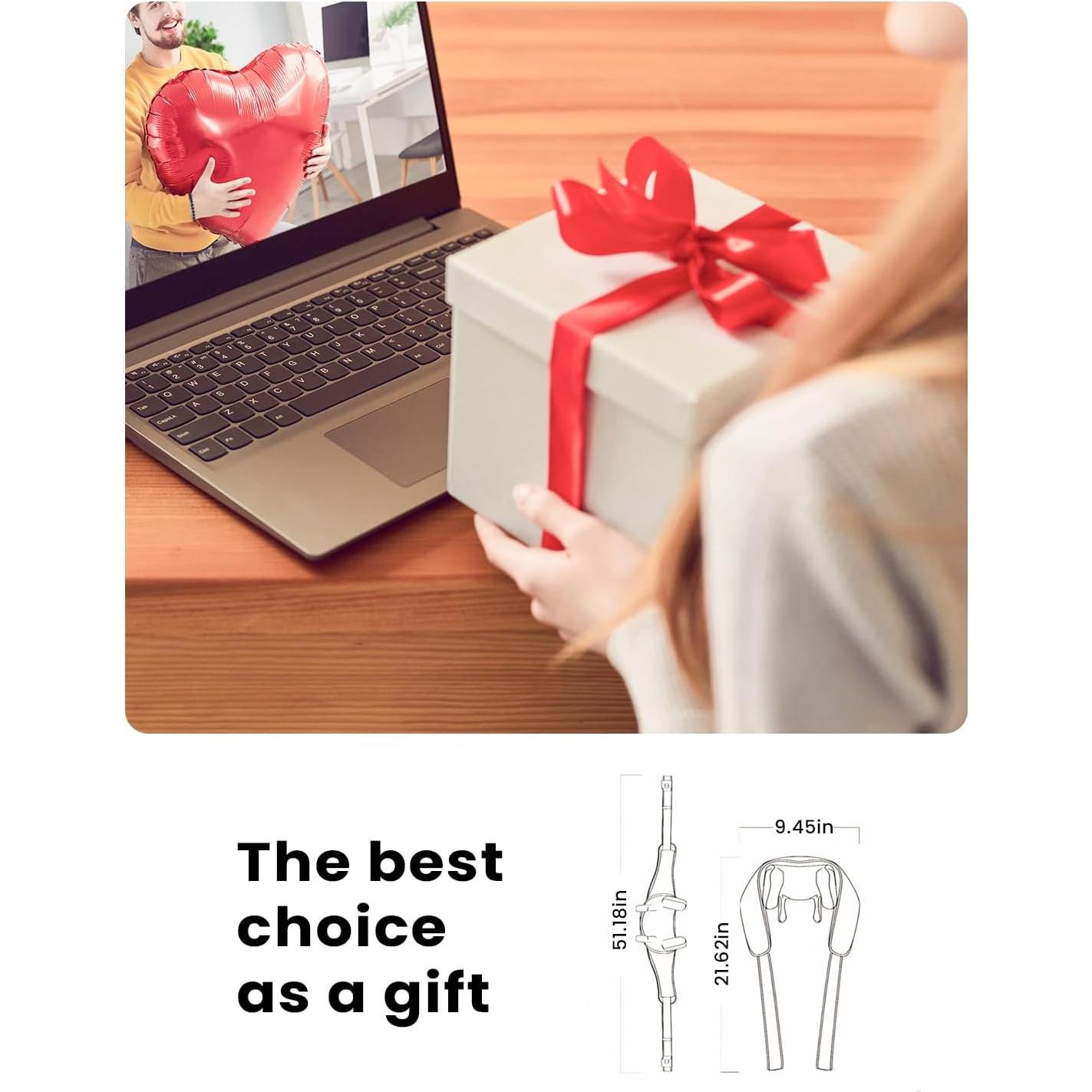 Masajeador de Cuello y Espalda Inalámbrico MASGRE 6D con Calor