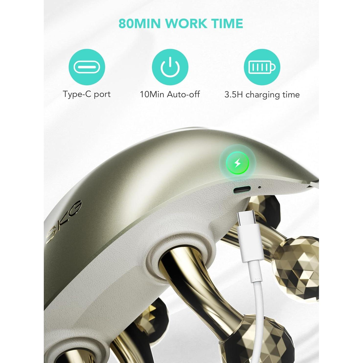 Masajeador de Cuello SKG H7 Ultra E con Calor y Alivio del Dolor