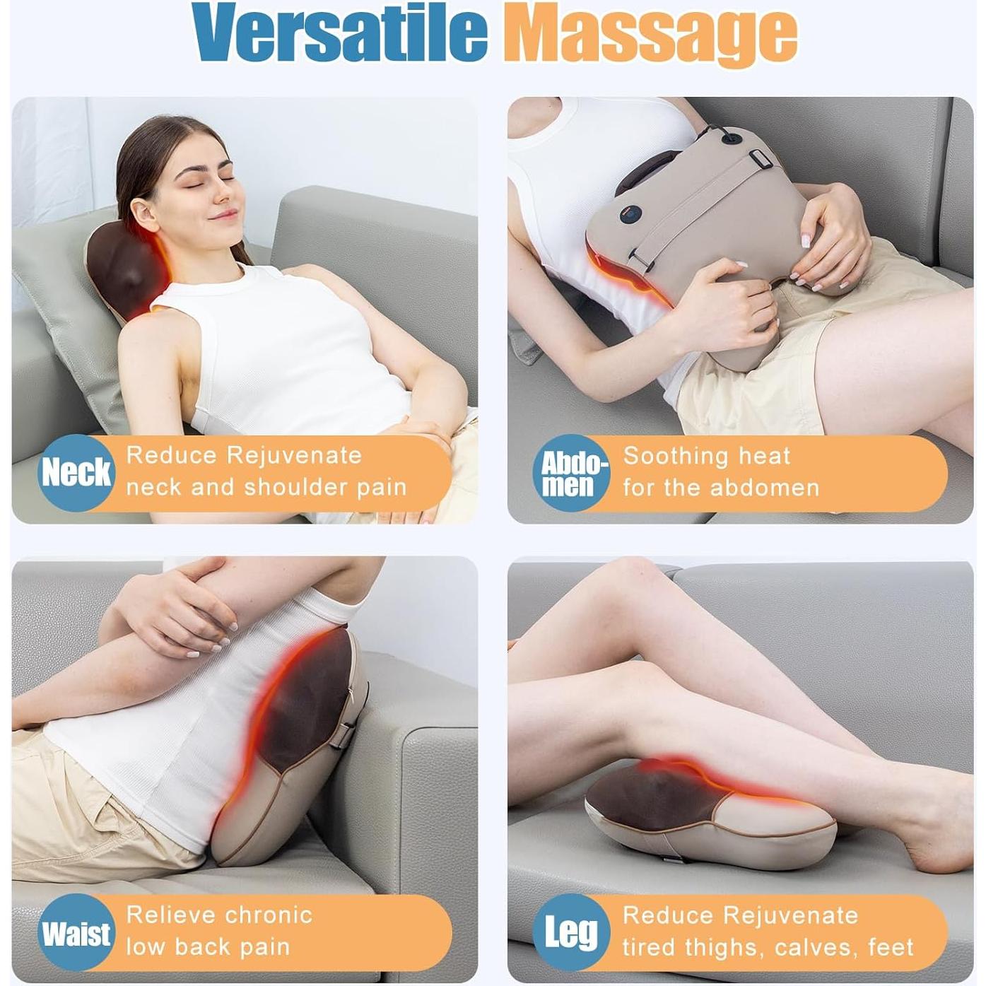 Masajeador de Cuello y Espalda Shiatsu SOTION con Calor