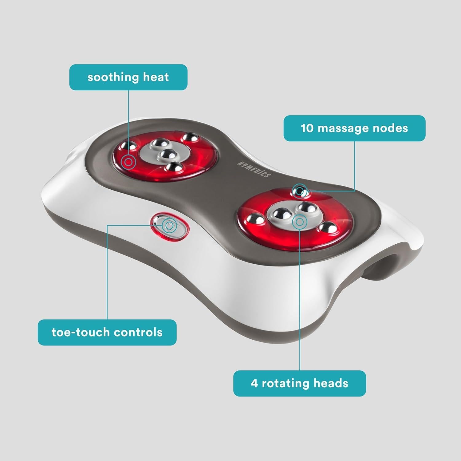 Masajeador de pies Shiatsu HoMedics FMS-150H con calor