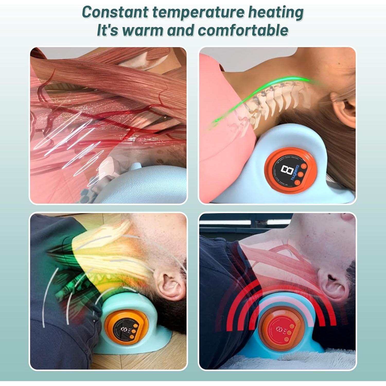 Masajeador Eléctrico de Cuello y Hombros ALLILUYAA con Calor