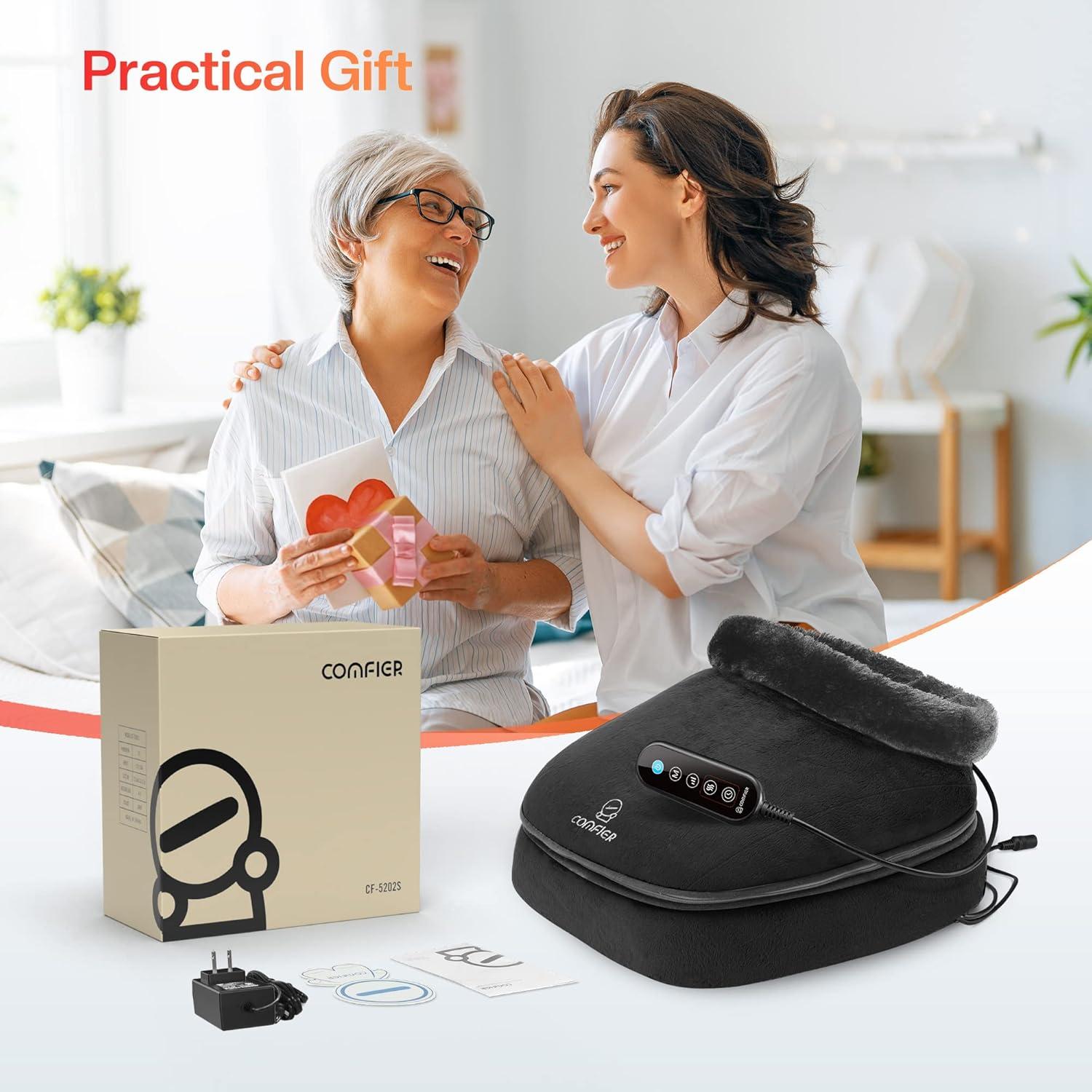 Masajeador de Pies Comfier CF-5202S con Calor 2 en 1