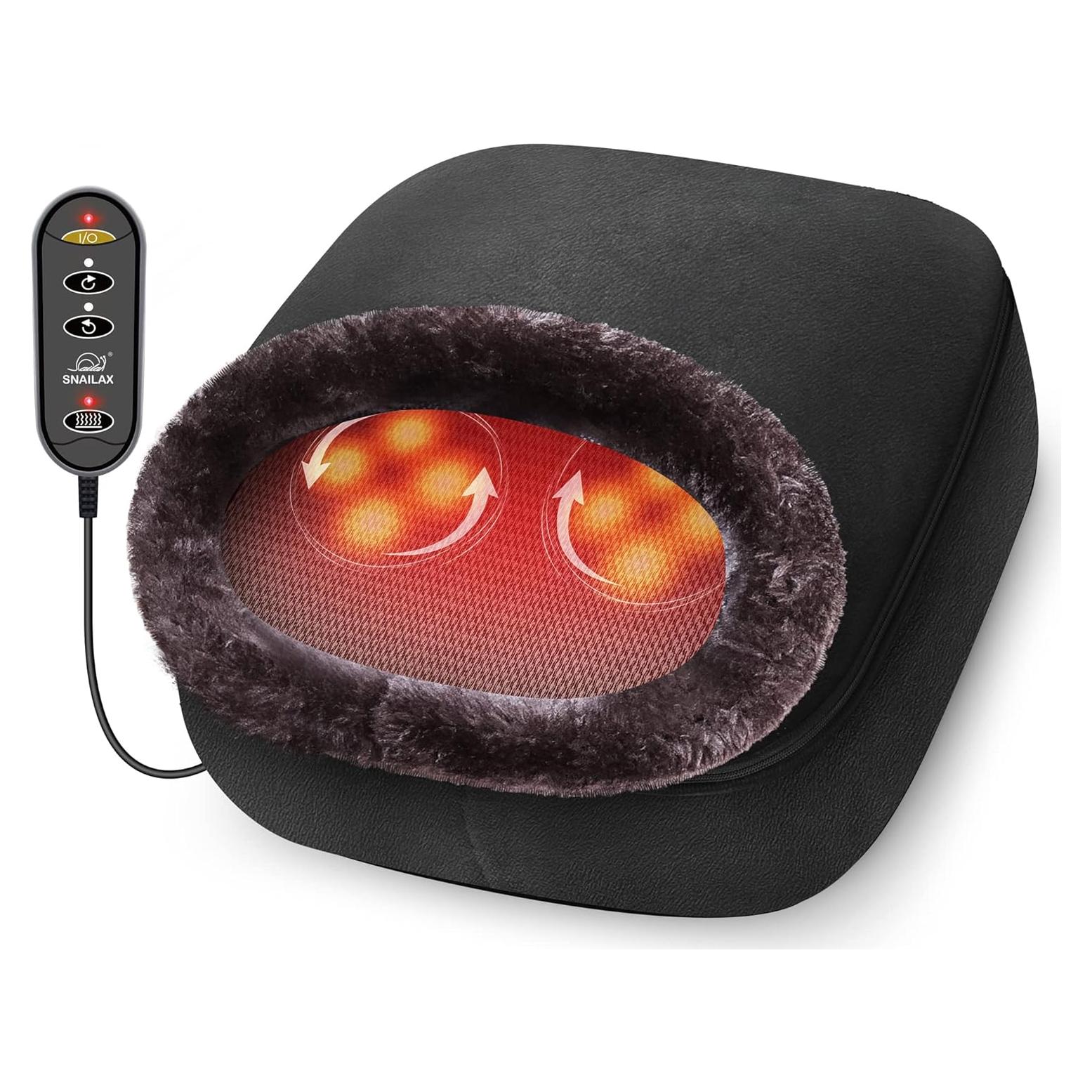 Masajeador de pies Shiatsu Snailax con calor 1.6 kg