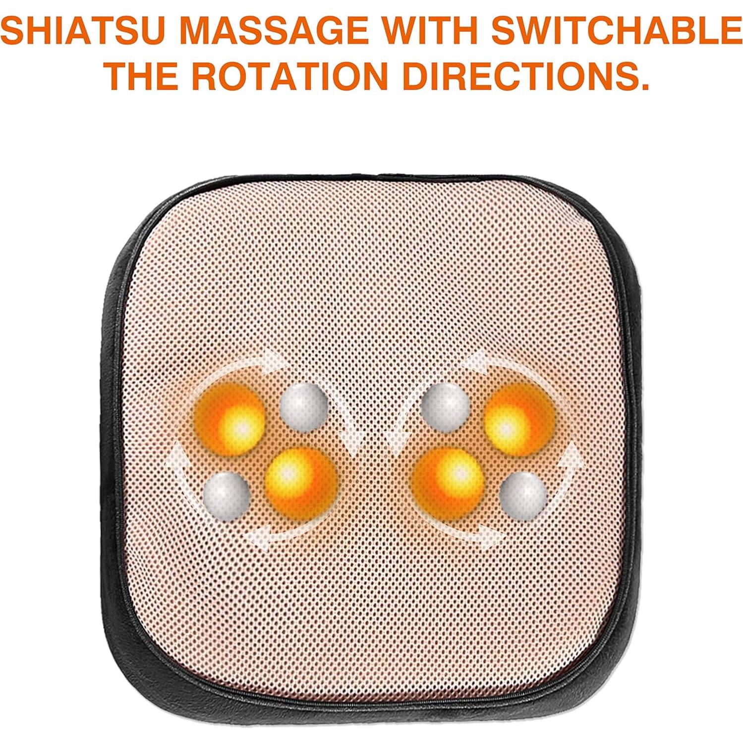 Masajeador de pies Shiatsu Snailax con calor 1.6 kg