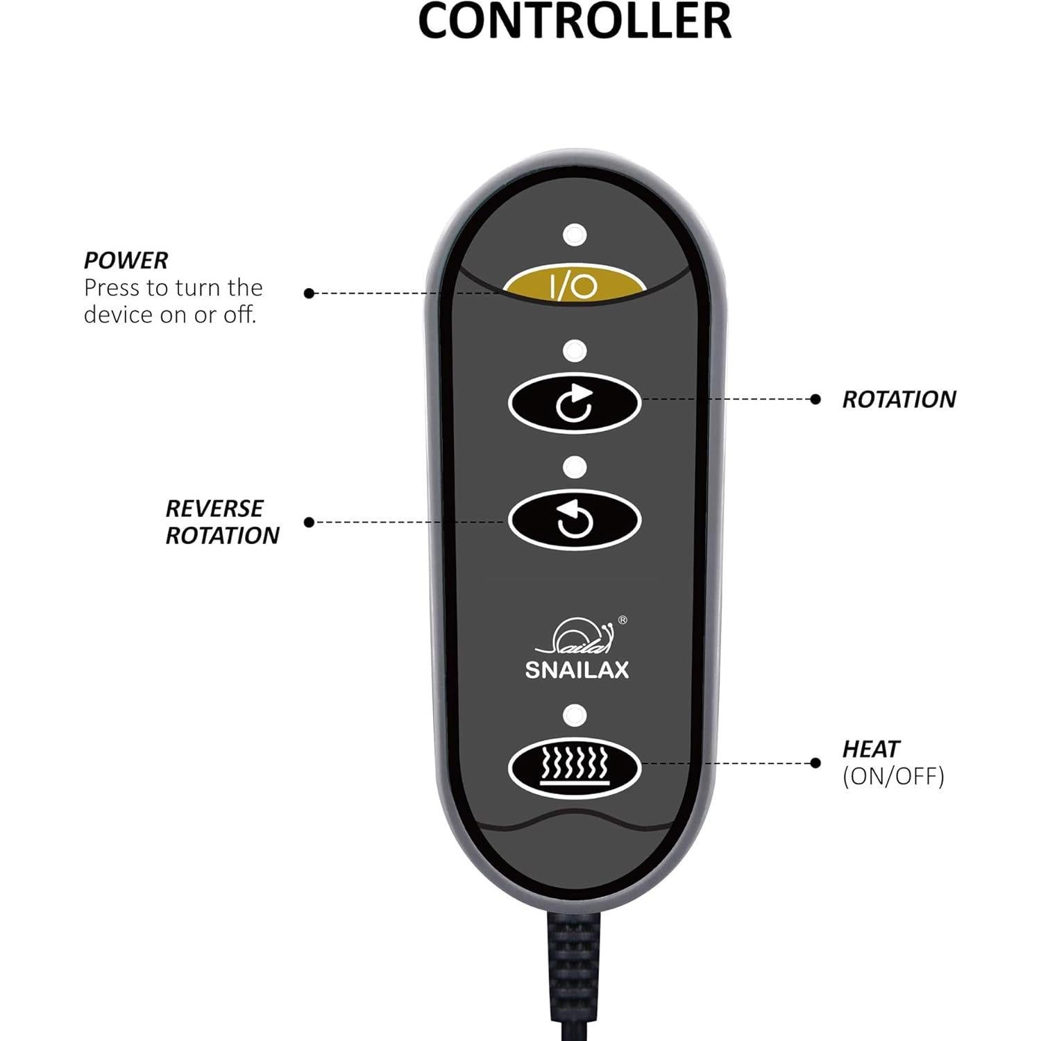 Masajeador de pies Shiatsu Snailax con calor 1.6 kg