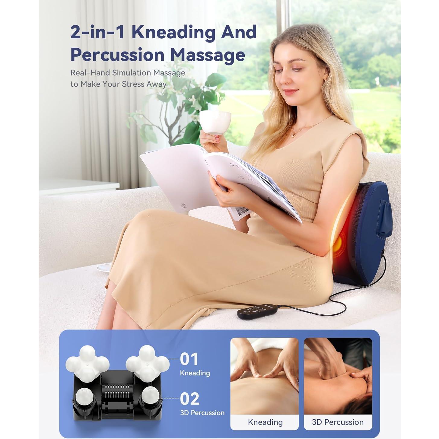 Masajeador de Pies Shiatsu KINGJOY FK6 con Calor y Amasado