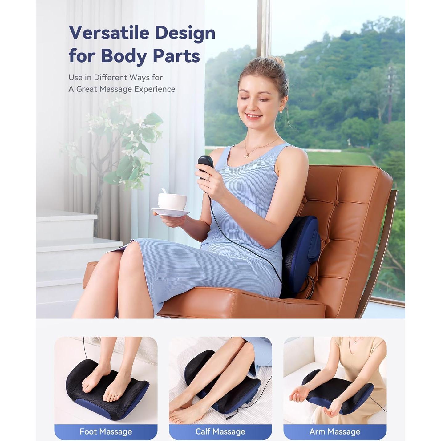 Masajeador de Pies Shiatsu KINGJOY FK6 con Calor y Amasado