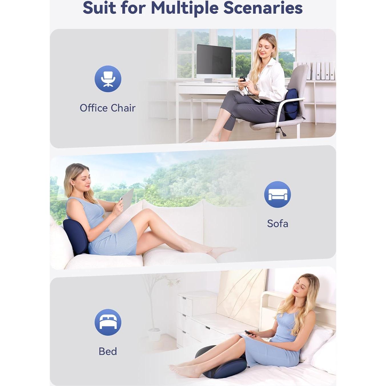 Masajeador de Pies Shiatsu KINGJOY FK6 con Calor y Amasado