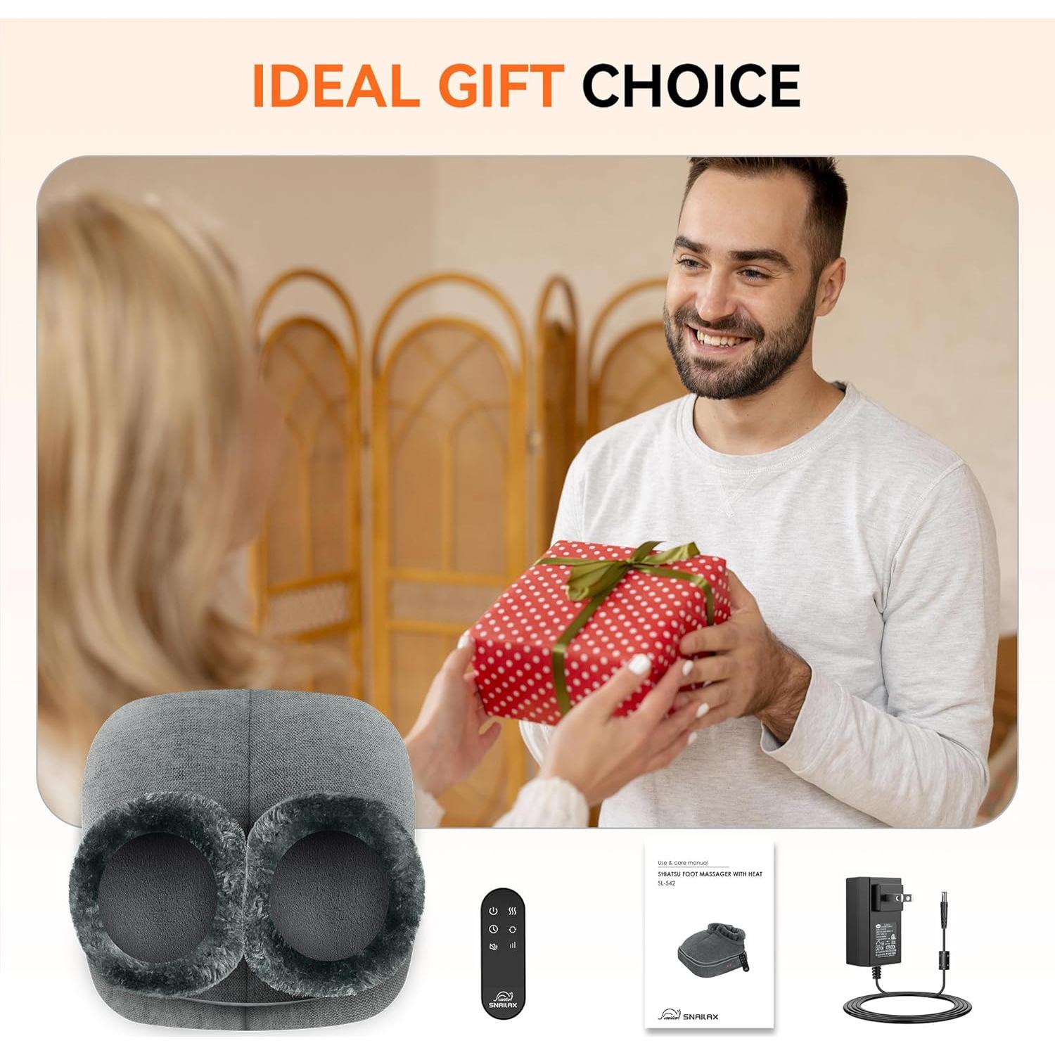 Masajeador de pies Shiatsu Snailax SL-542 con calor