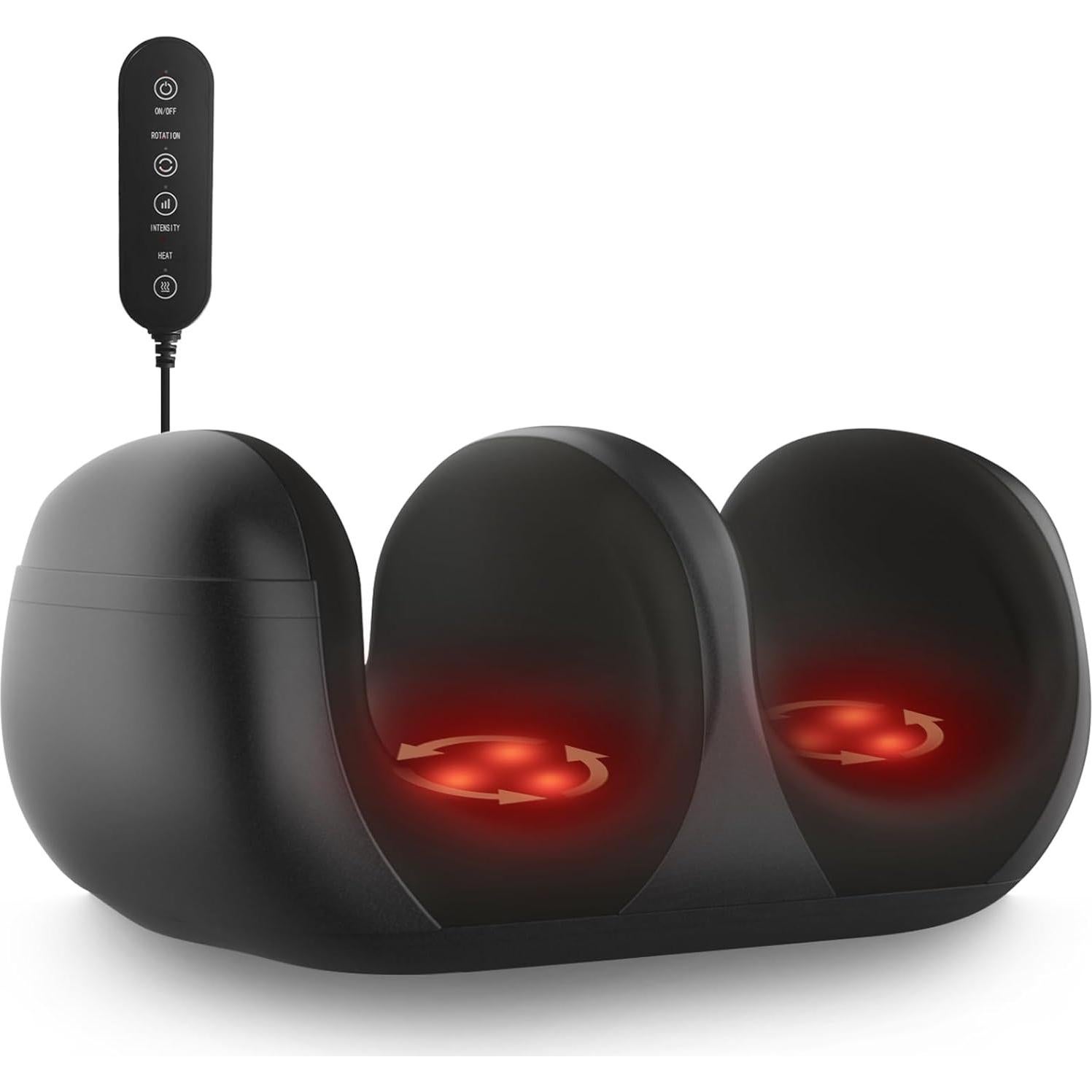 Masajeador de pies Shiatsu LINGTENG recargable con calor