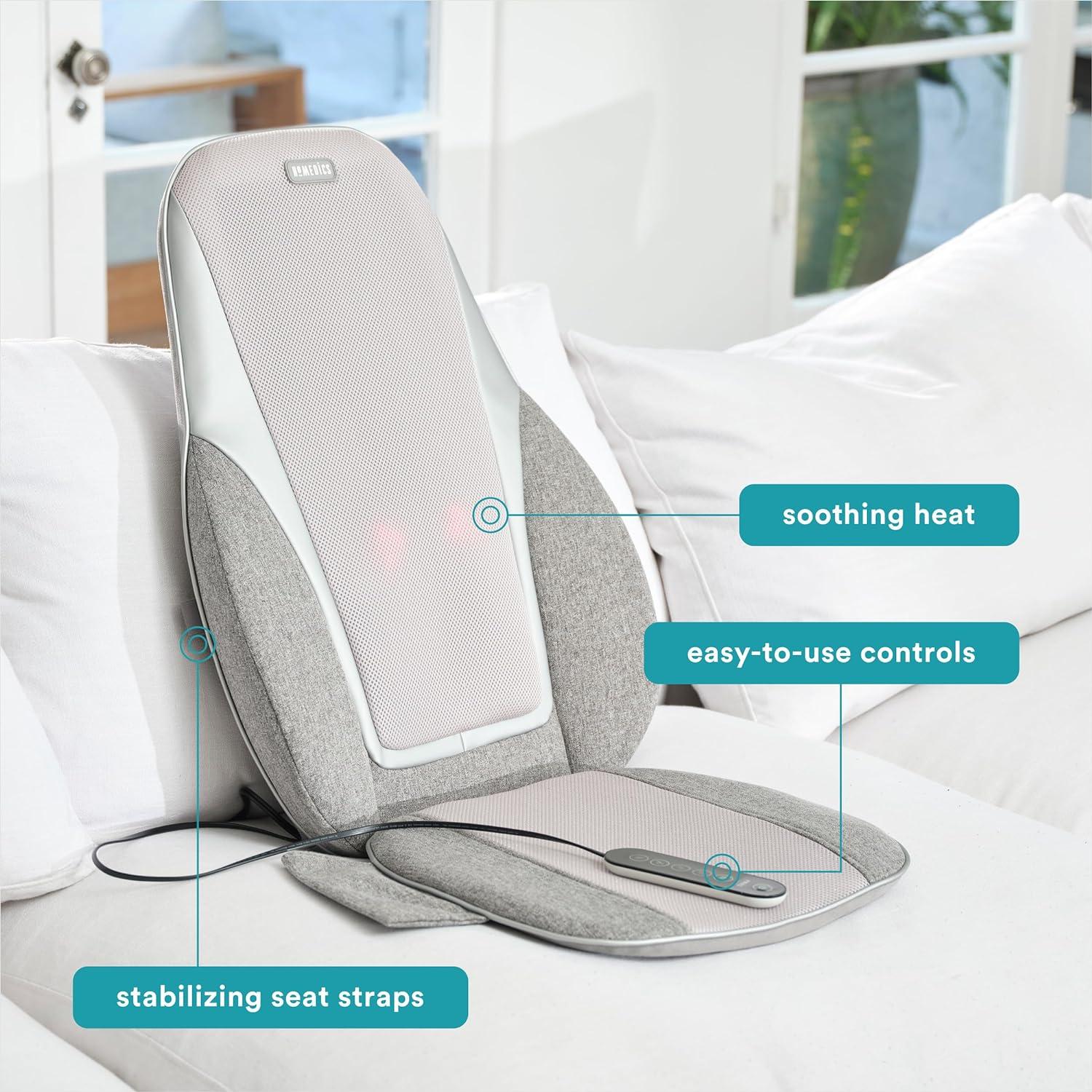 Cojín de Masaje Shiatsu HoMedics MCS-382HJ con Calor