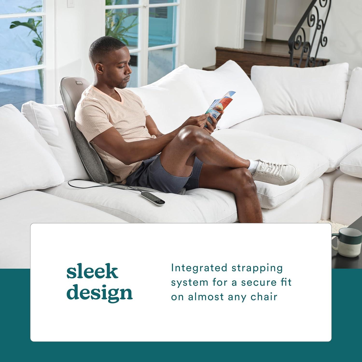 Cojín de Masaje Shiatsu HoMedics MCS-382HJ con Calor