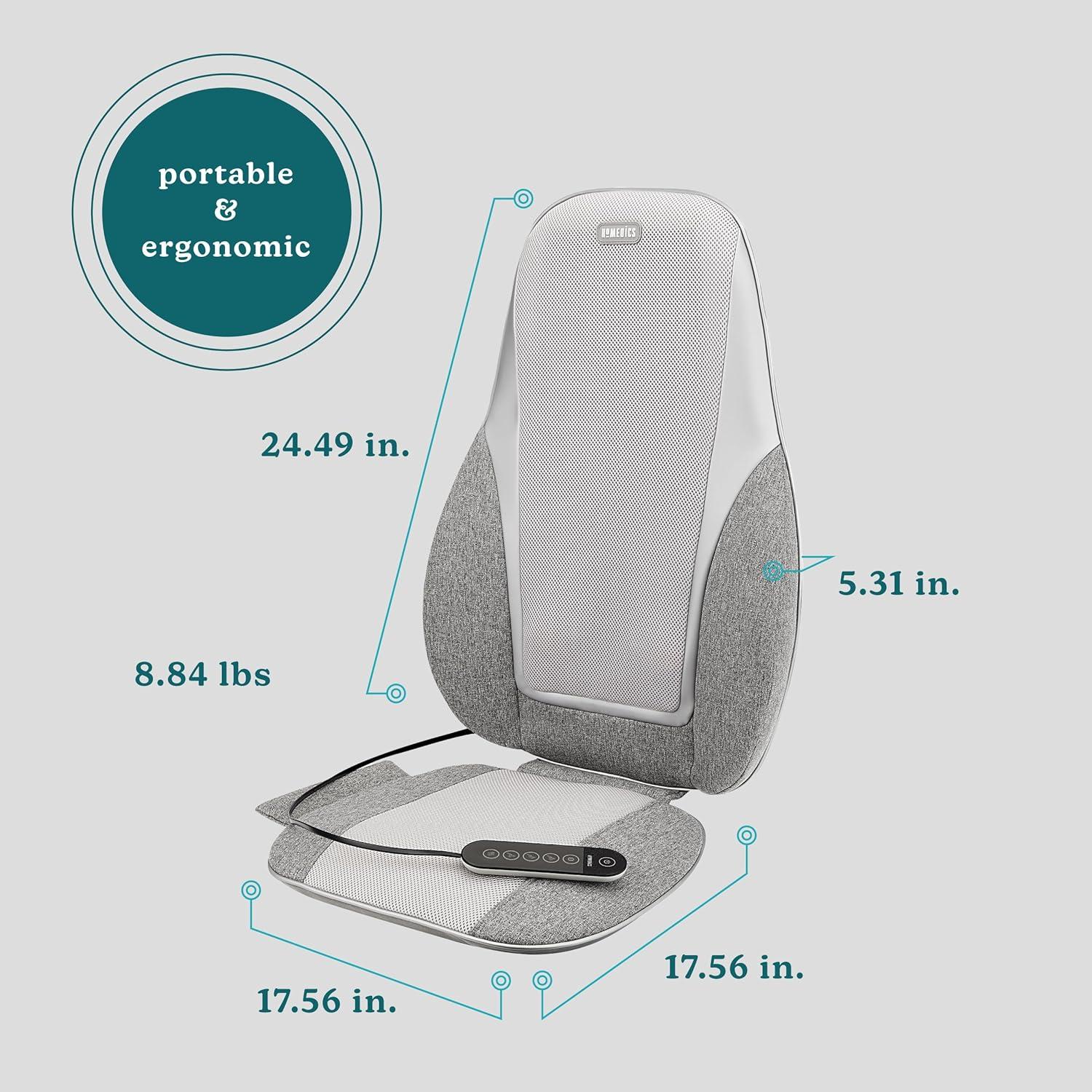 Cojín de Masaje Shiatsu HoMedics MCS-382HJ con Calor