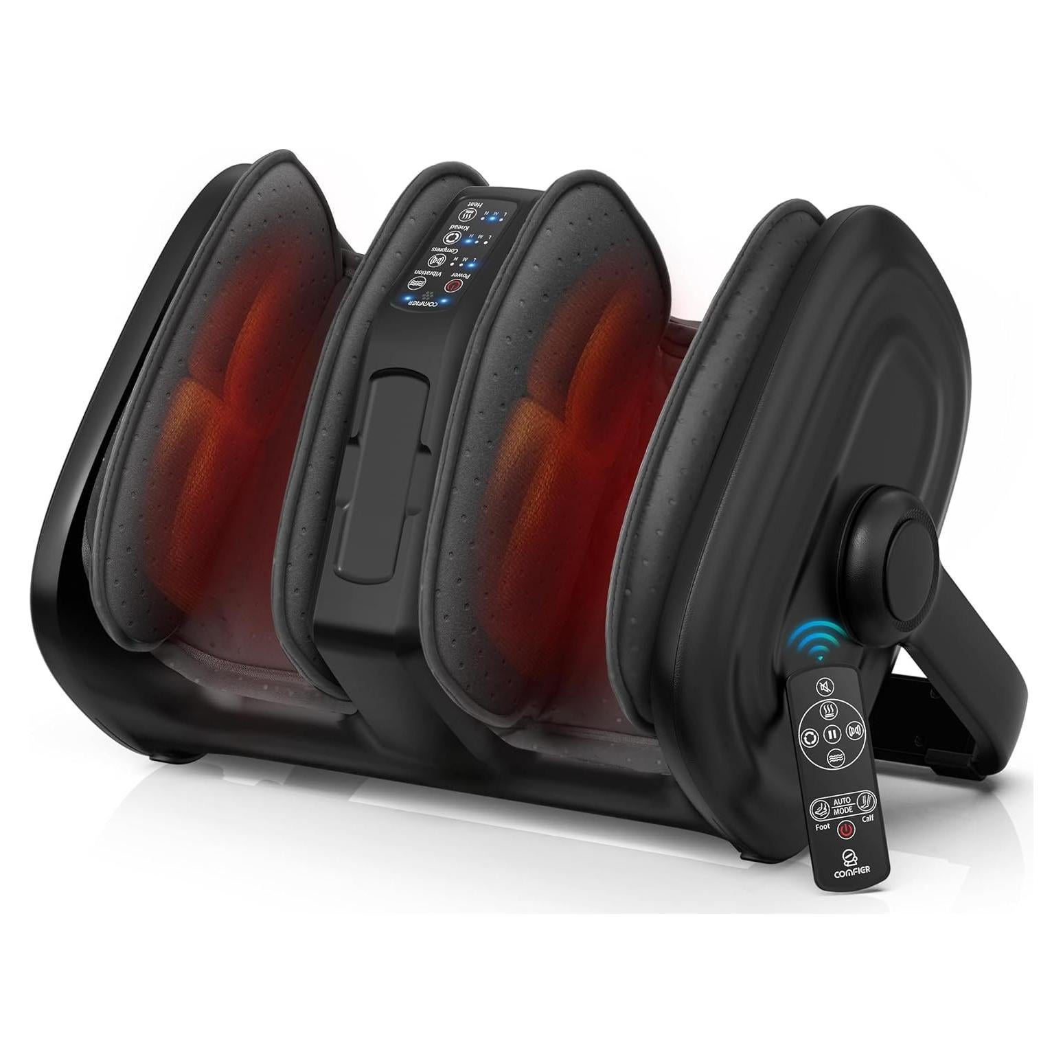 Masajeador de Pies Shiatsu COMFIER CF-5416 con Calor y Compresión