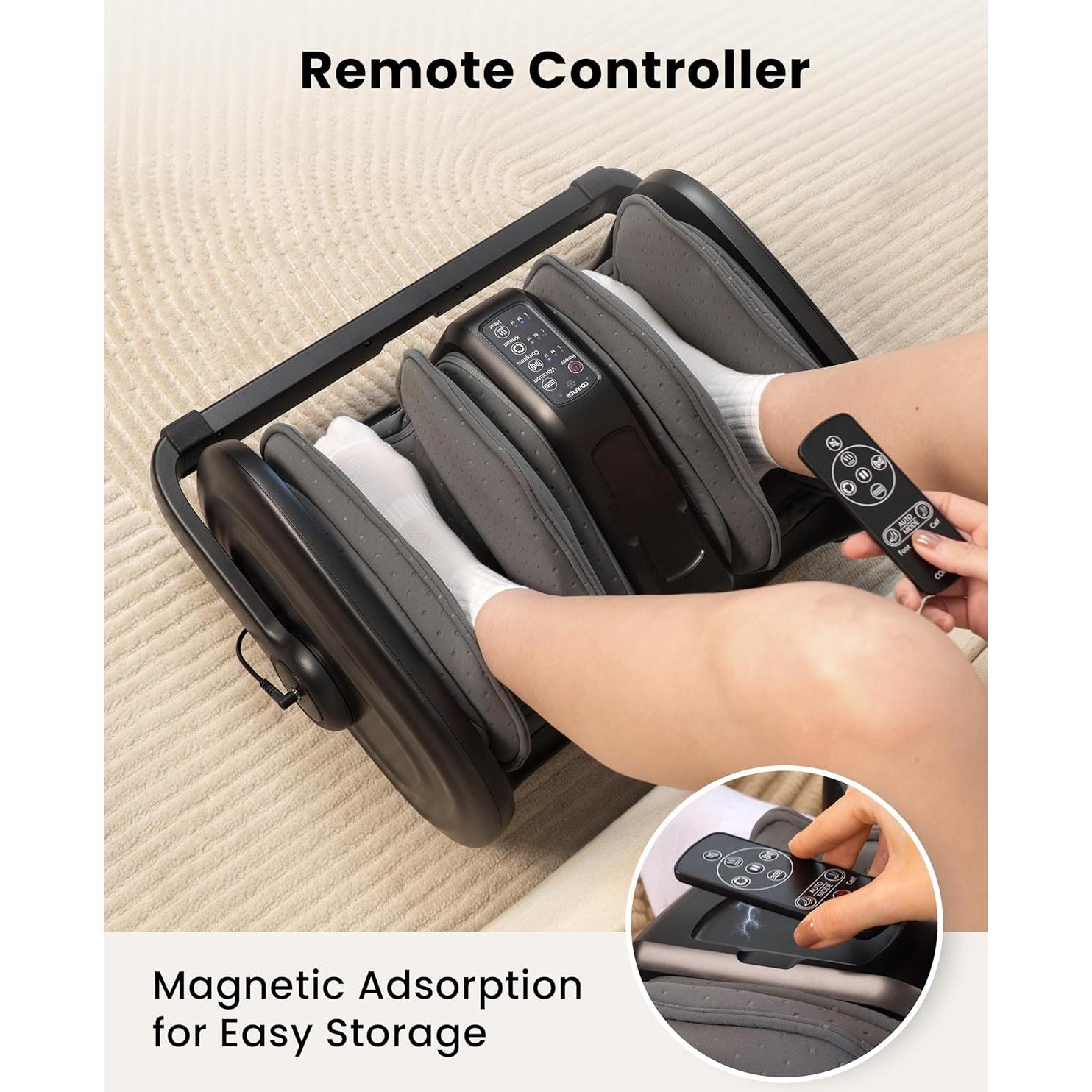 Masajeador de Pies Shiatsu COMFIER CF-5416 con Calor y Compresión