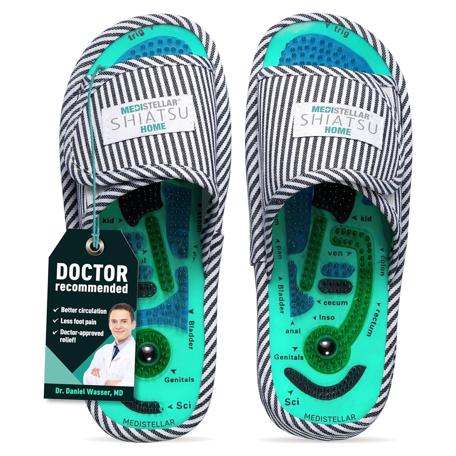 Zapatillas de Masaje Shiatsu Medistellar para Alivio de Pies