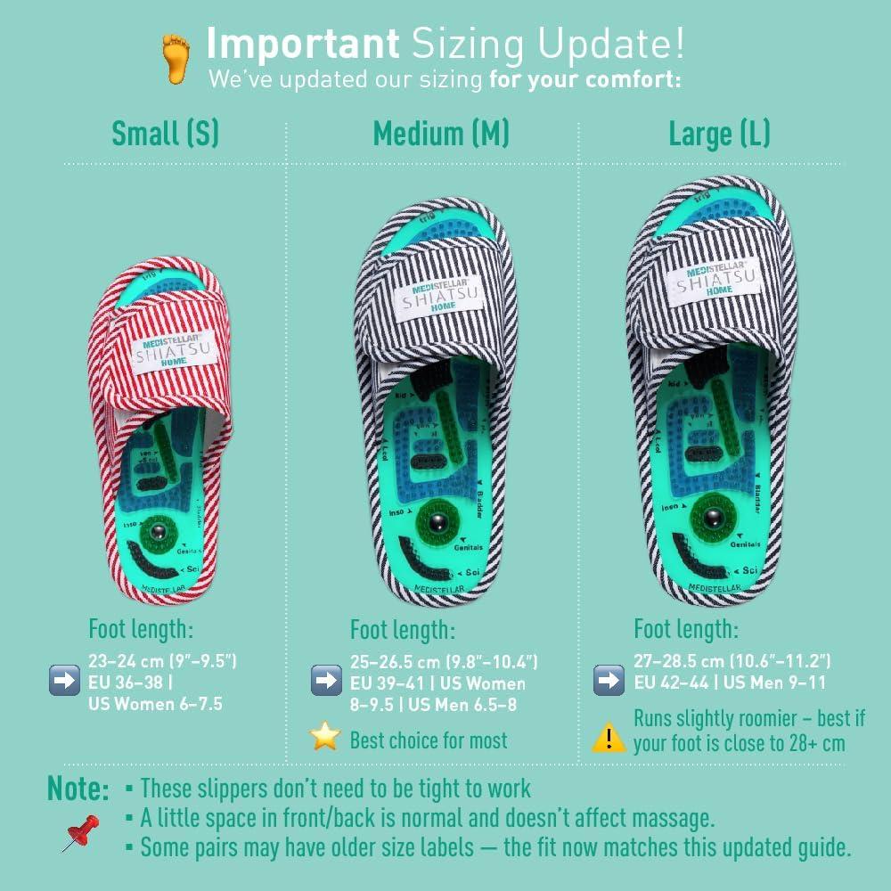 Zapatillas de Masaje Shiatsu Medistellar para Alivio de Pies