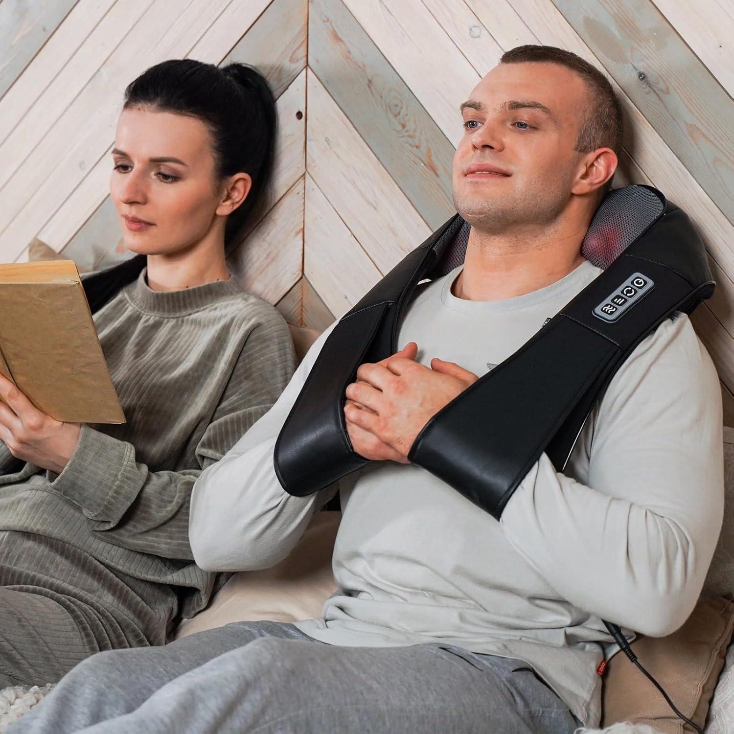 Masajeador de Cuello y Espalda URSMILEKIT 4D con Calor