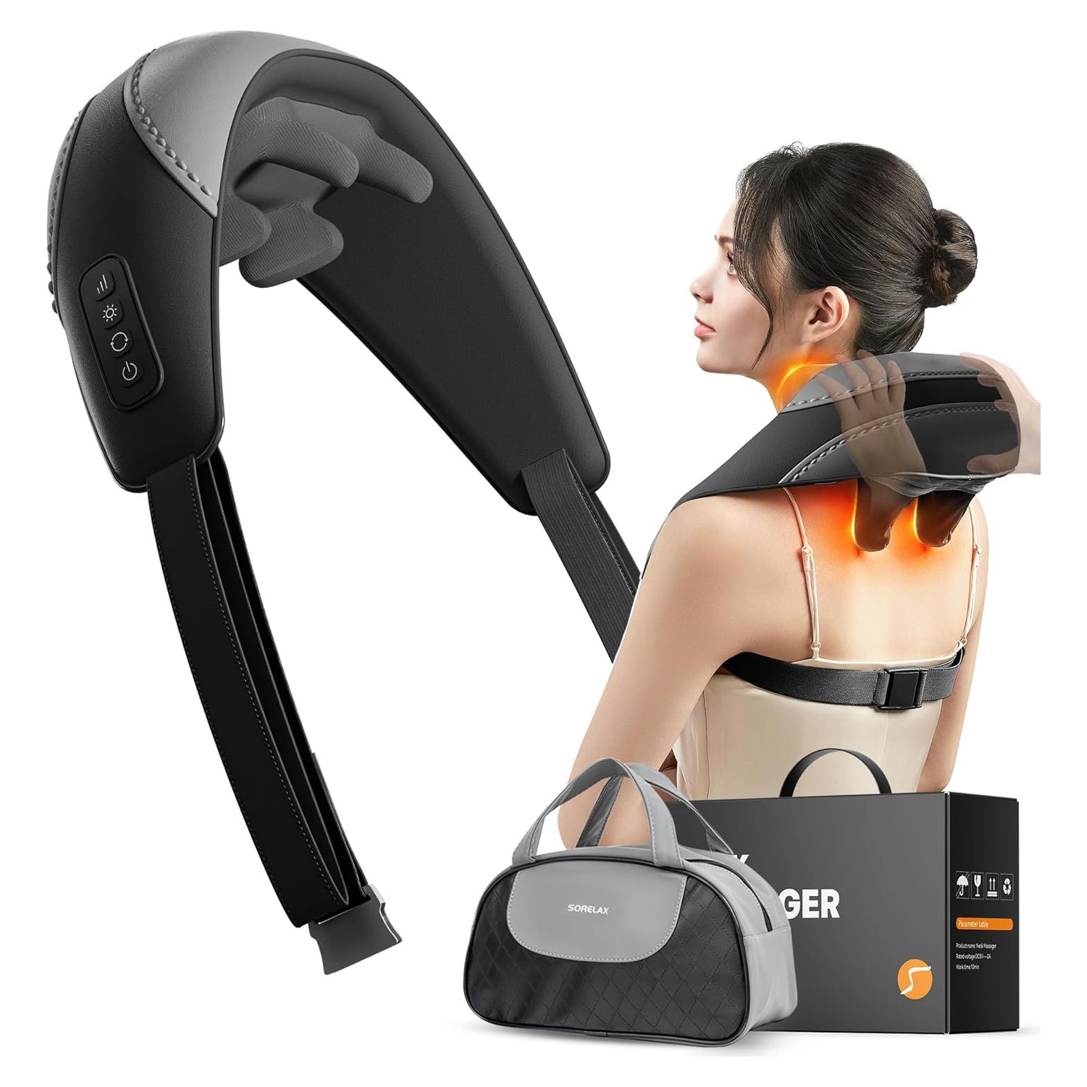 Masajeador Shiatsu KOSTAK para Cuello y Hombros con Calor