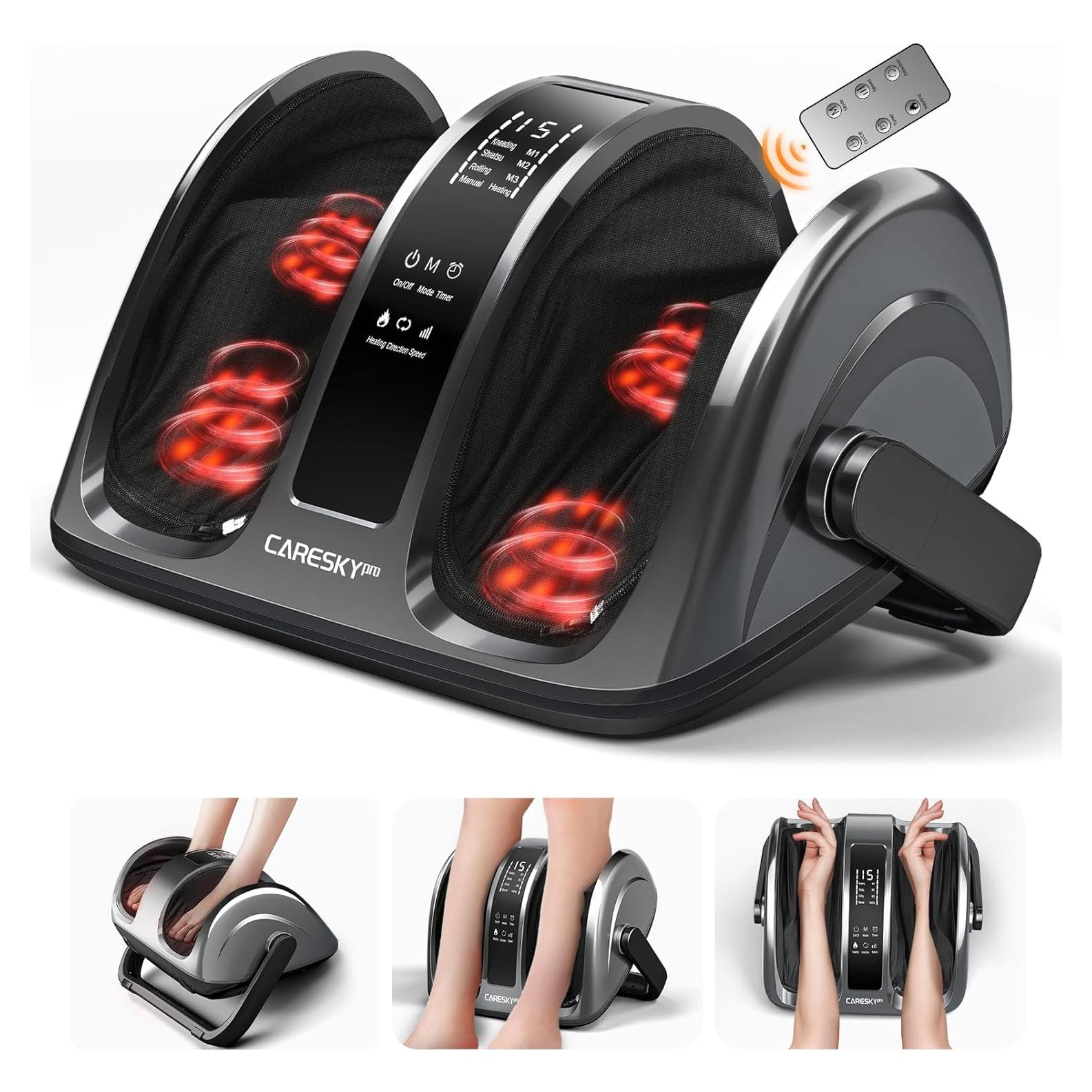 Masajeador de pies Shiatsu CARESKYpro FM801 con Calor 3 Niveles