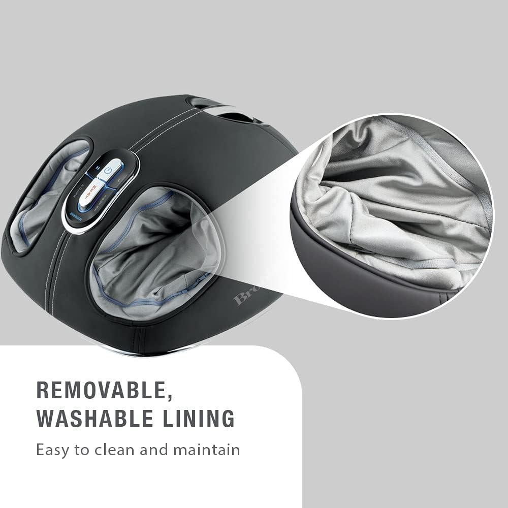 Masajeador de pies Shiatsu Brookstone con Calor y Compresión