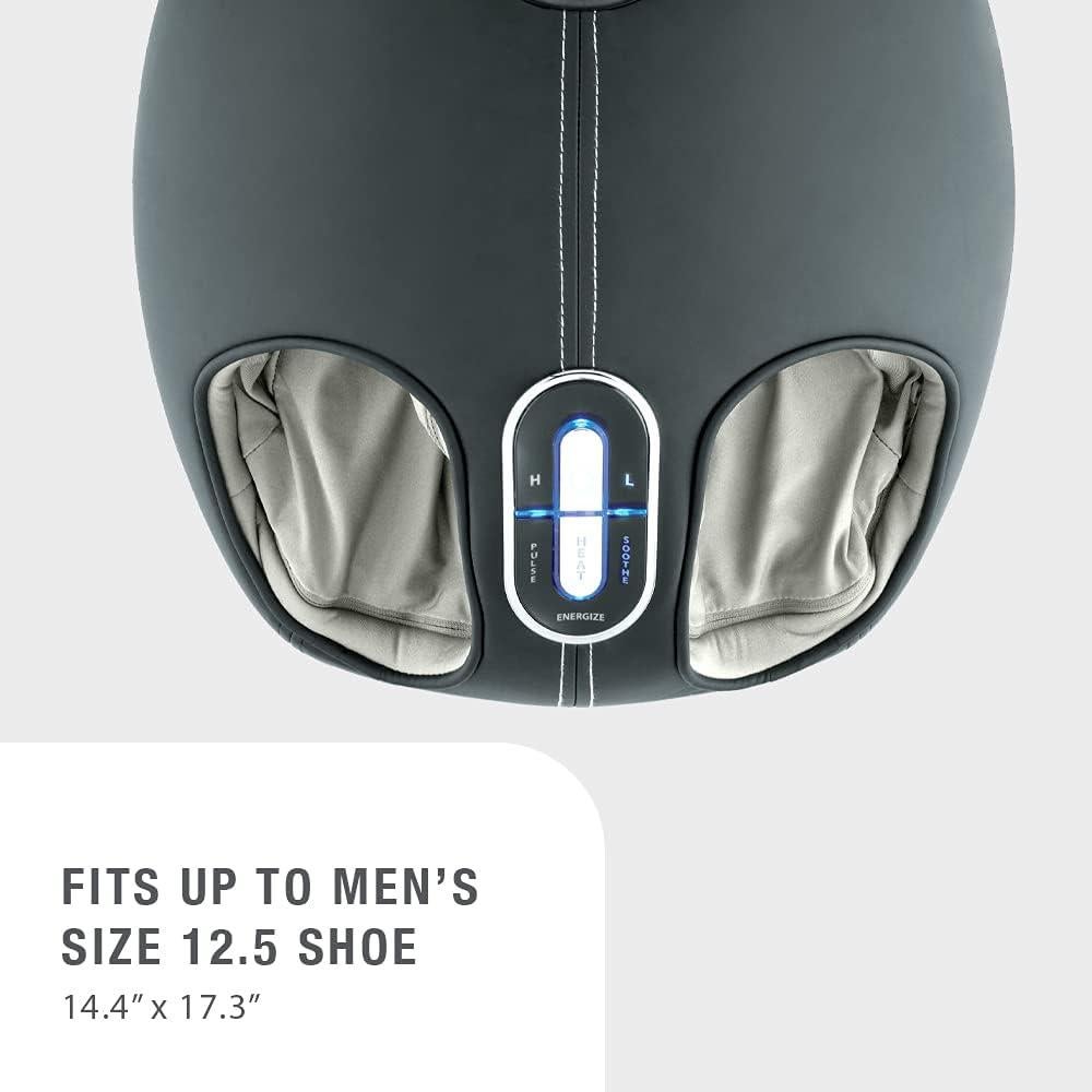 Masajeador de pies Shiatsu Brookstone con Calor y Compresión