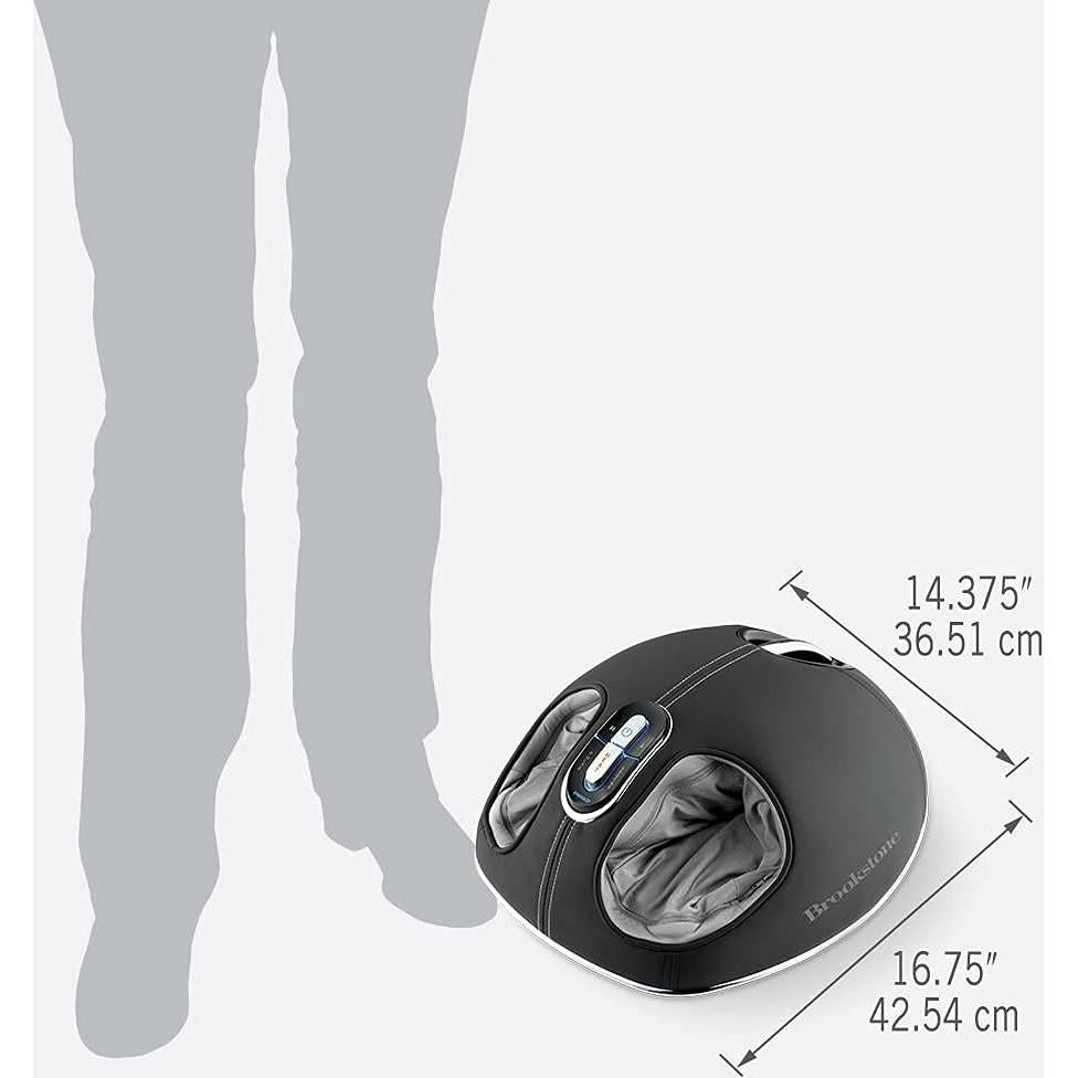 Masajeador de pies Shiatsu Brookstone con Calor y Compresión