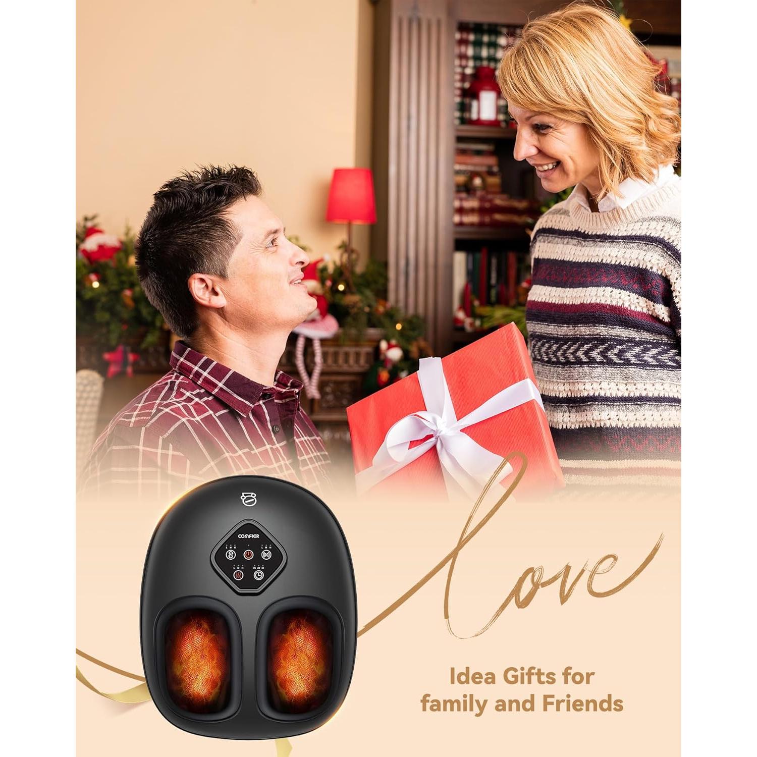 Masajeador de Pies Shiatsu Comfier CF-5425 con Calor y Compresión