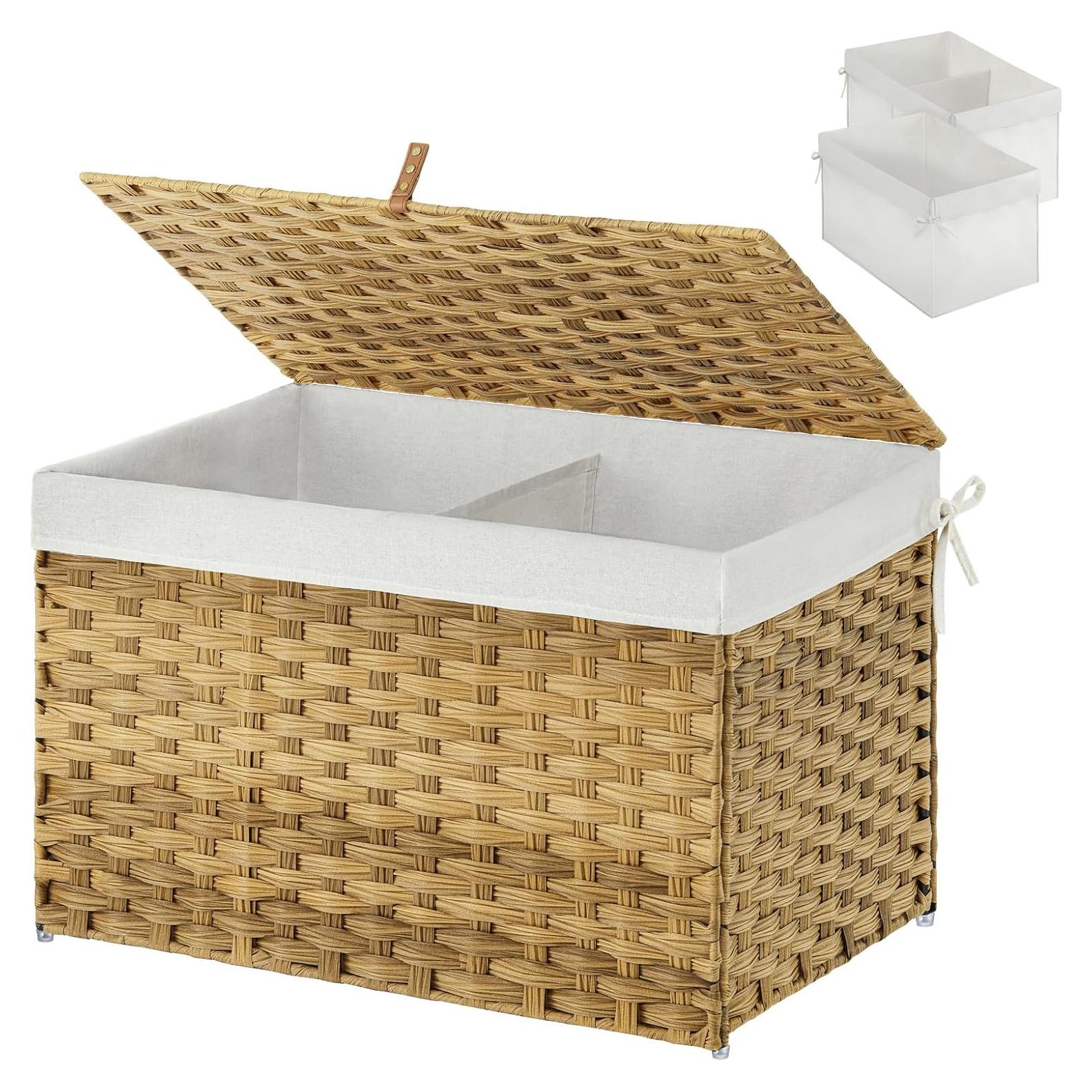 Cesta de Almacenamiento Greenstell 65L con Tapa Plegable