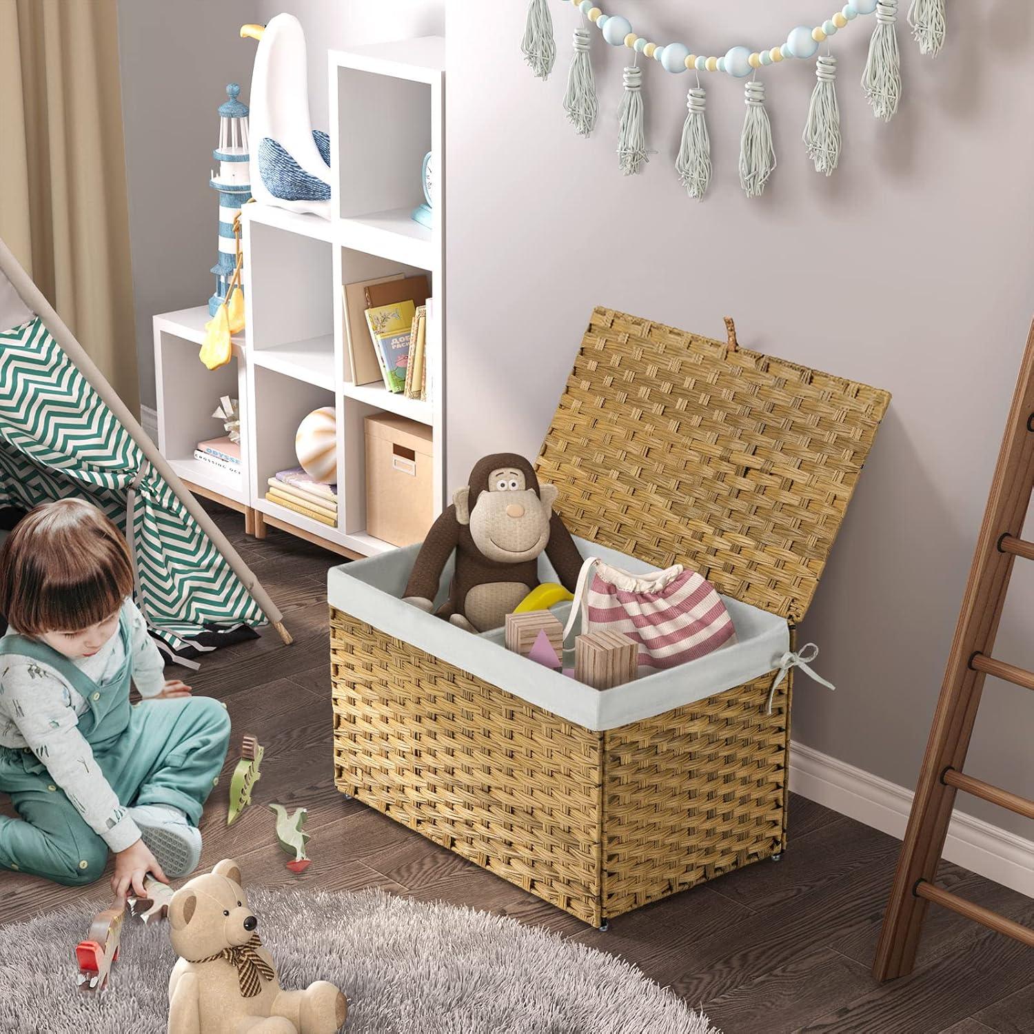 Cesta de Almacenamiento Greenstell 65L con Tapa Plegable