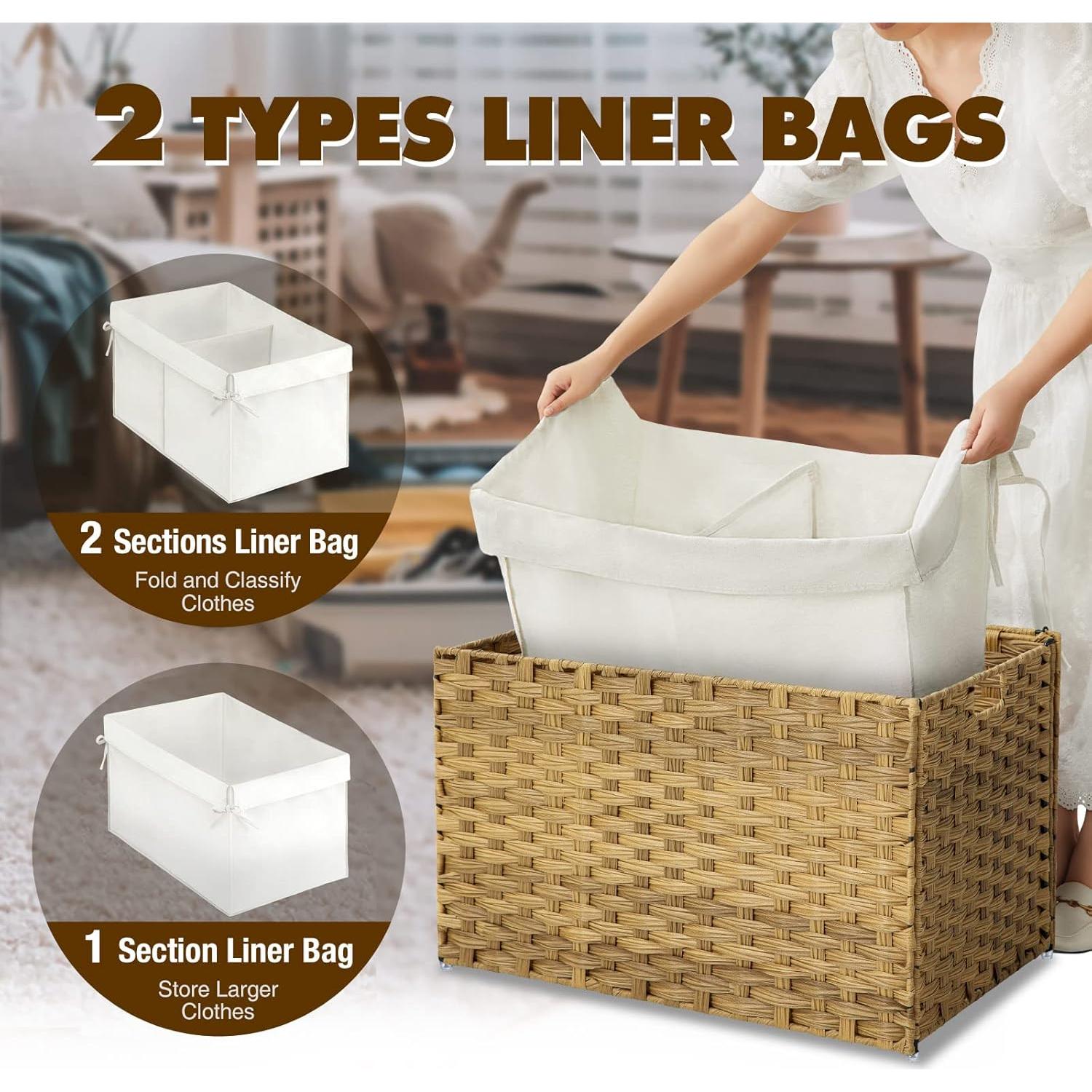 Cesta de Almacenamiento Greenstell 65L con Tapa Plegable