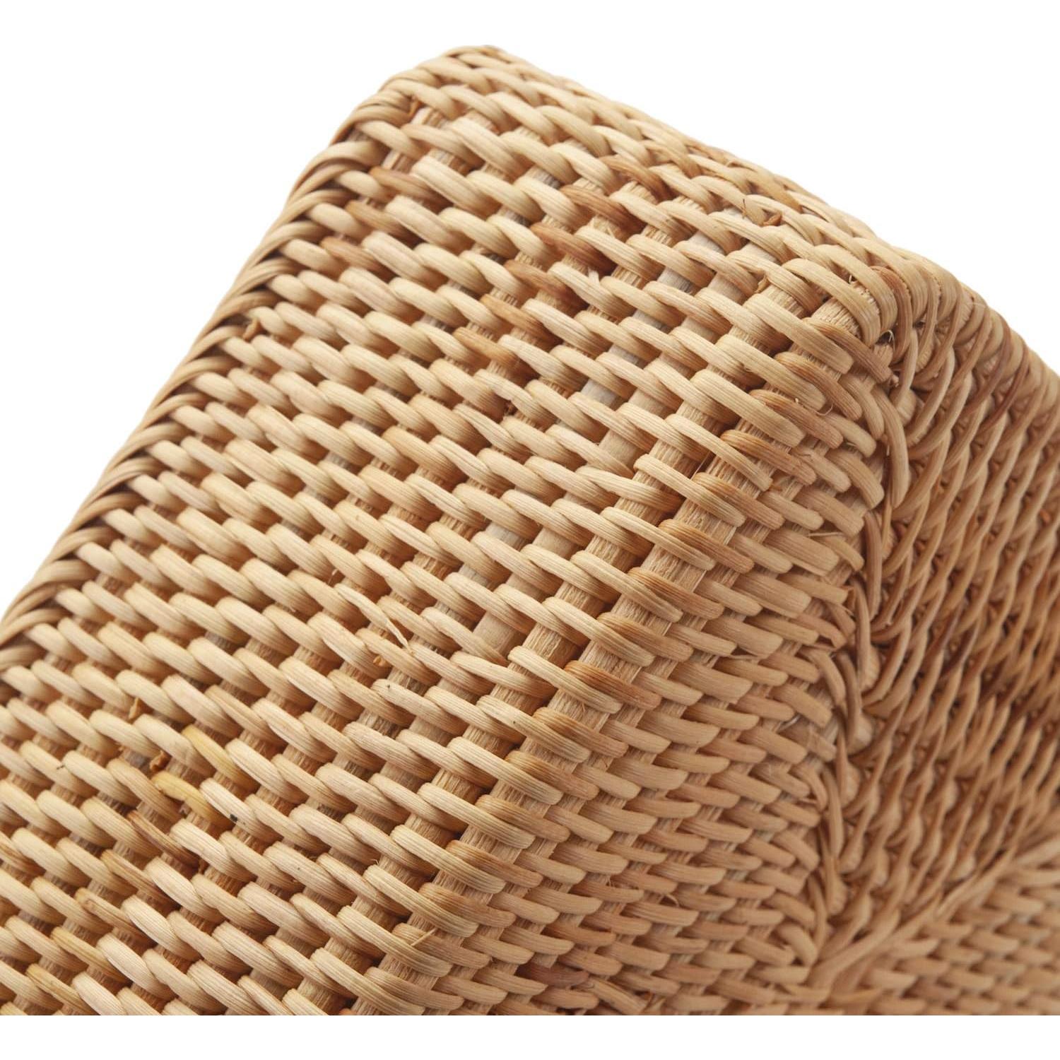 Cestas de Almacenamiento DECRAFTS de Ratán Natural - Juego de 3