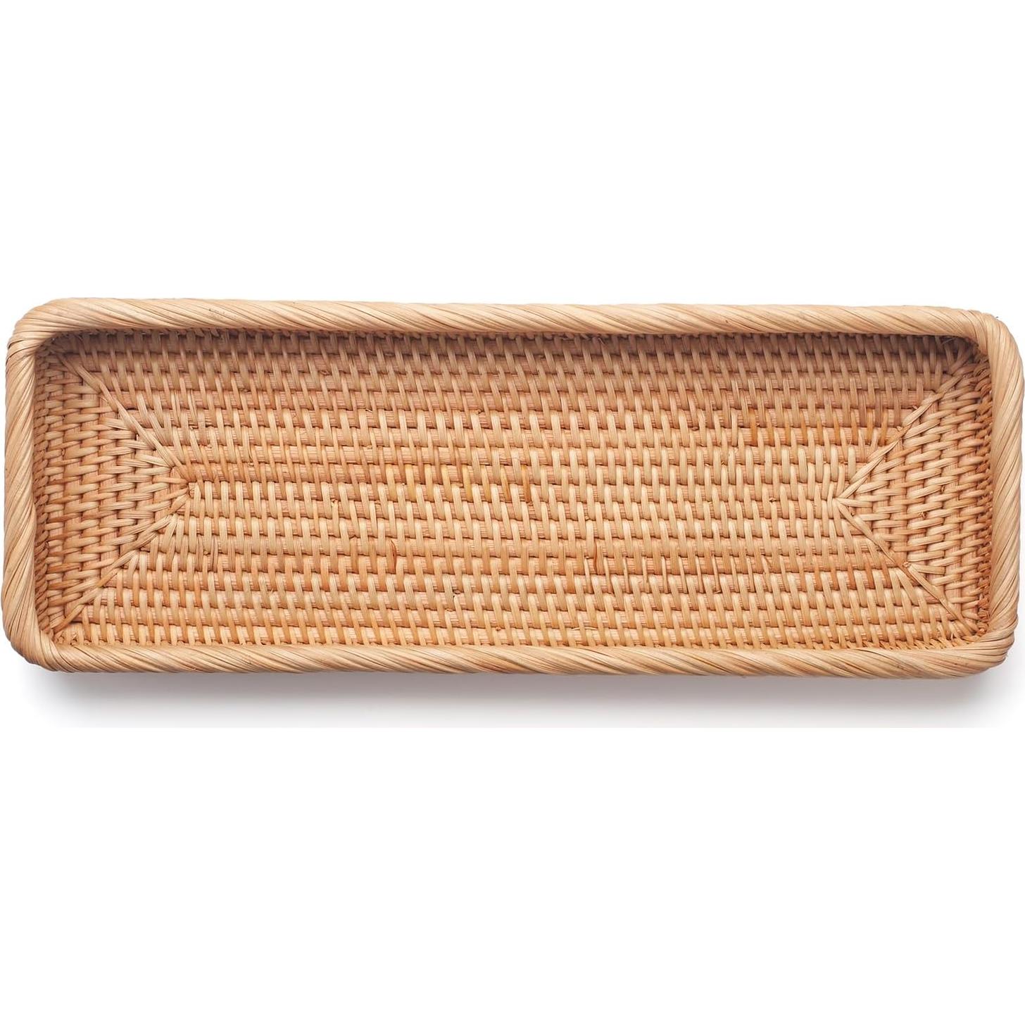 Bandeja de baño DECRAFTS de ratán natural 41.5x15.5x5 cm