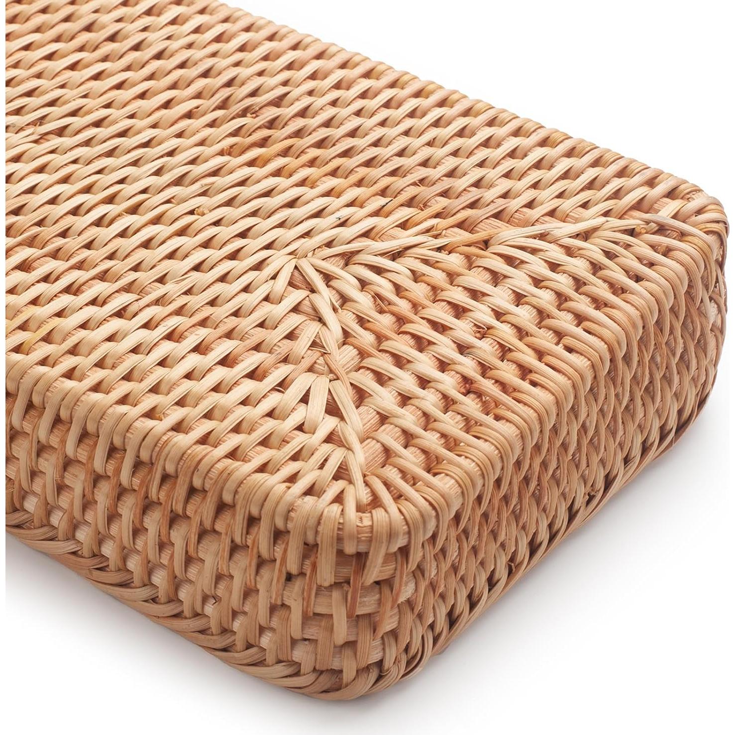 Bandeja de baño DECRAFTS de ratán natural 41.5x15.5x5 cm