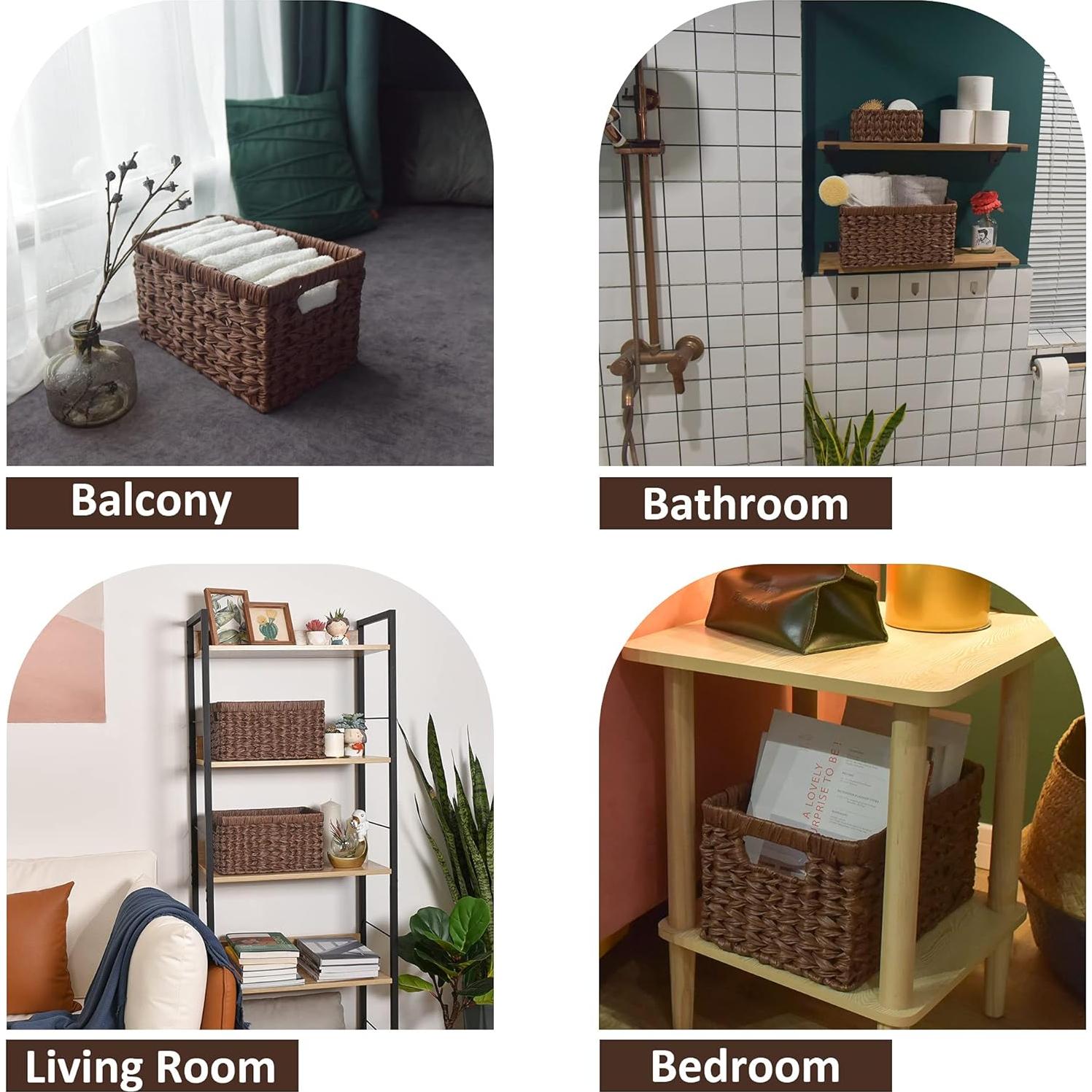 Cestas de Almacenamiento de Mimbre GRANNY SAYS - Paquete de 2