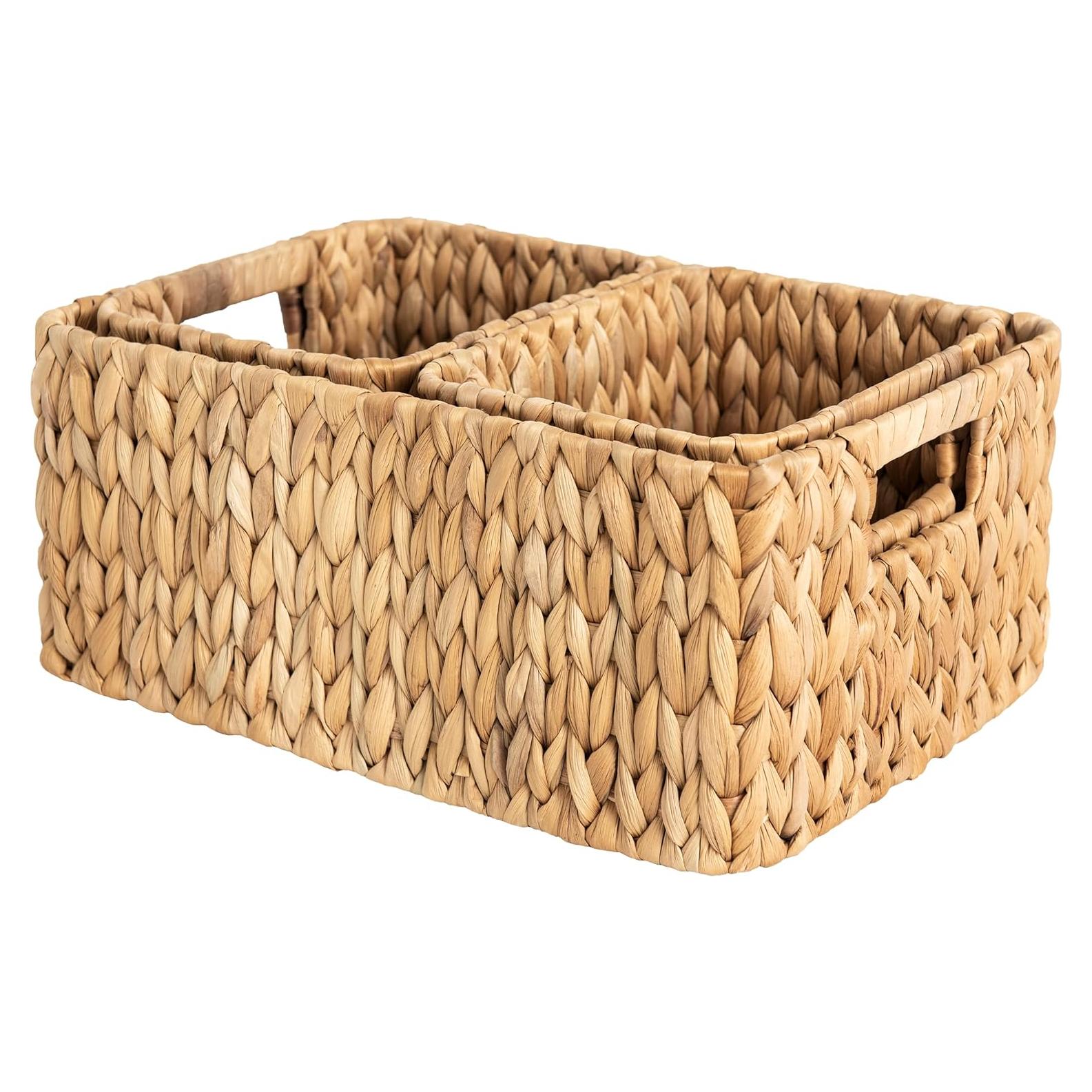 Cestas de Almacenamiento de Mimbre StorageWorks - Juego de 3