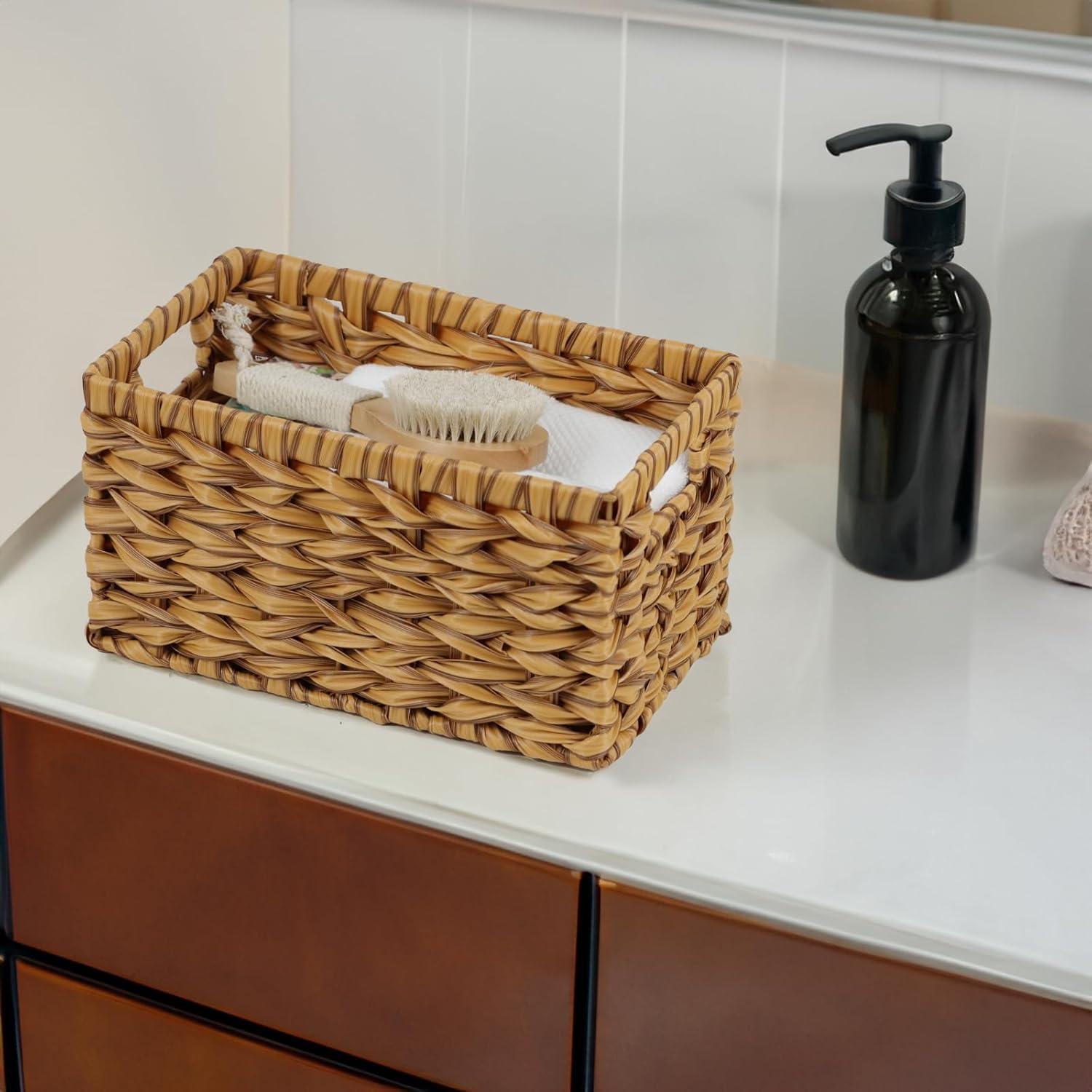 Cestas de Mimbre ORDELITE Set de 2 Rectangulares 33x21.5cm