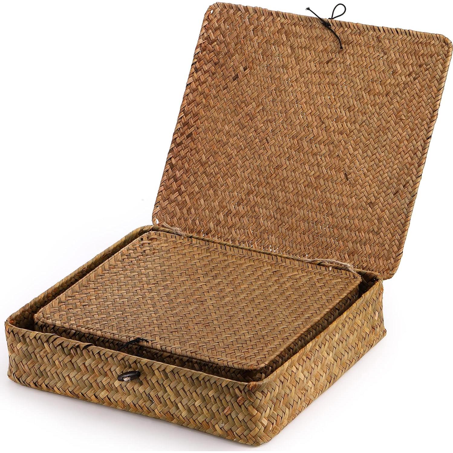 Cestas de Almacenamiento de Algas Marinas Elsjoy 2 Piezas