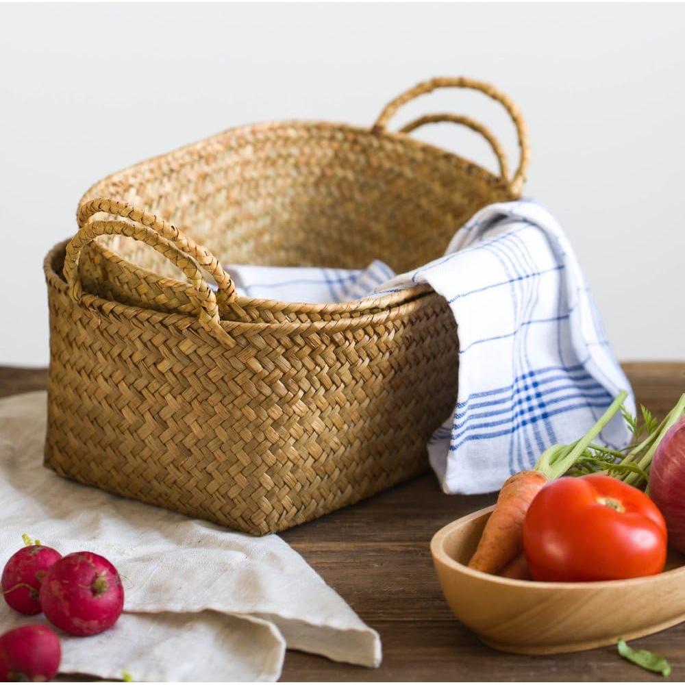 Cestas de Ratán DOKOT - Juego de 3 para Almacenamiento