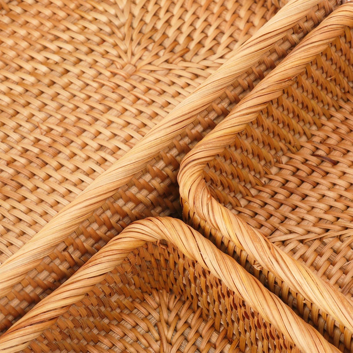 Juego de 3 Cestas de Almacenamiento Rectangulares Geytetqi