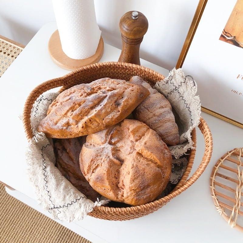 Cesta de Almacenamiento de Ratán XIMISISE Juego de 2