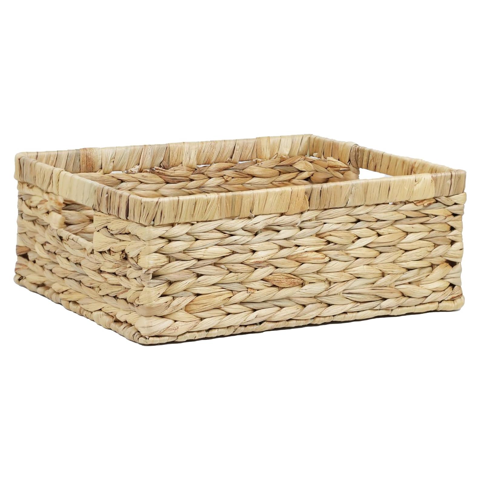 Cesta de Mimbre ORDELITE Grande Jacinto de Agua para Almacenamiento