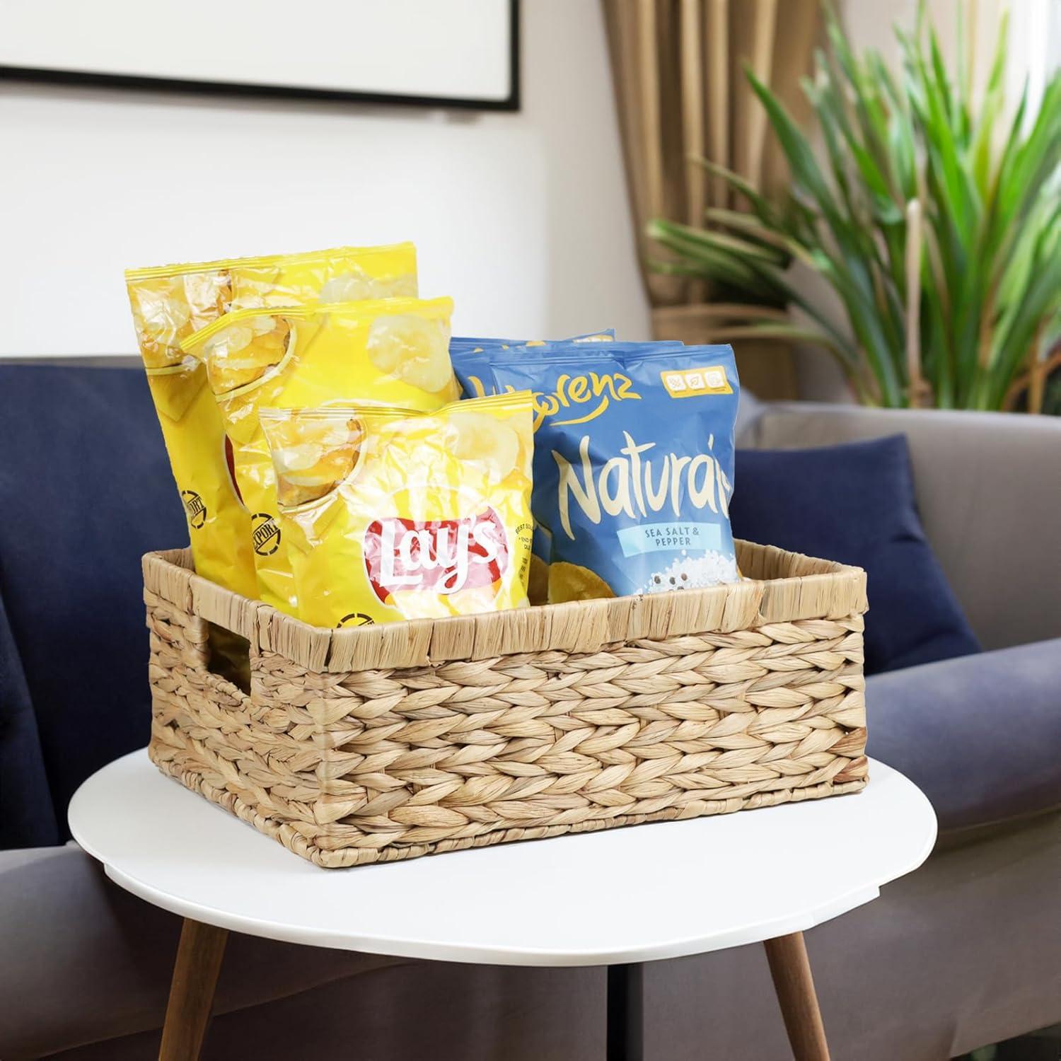 Cesta de Mimbre ORDELITE Grande Jacinto de Agua para Almacenamiento