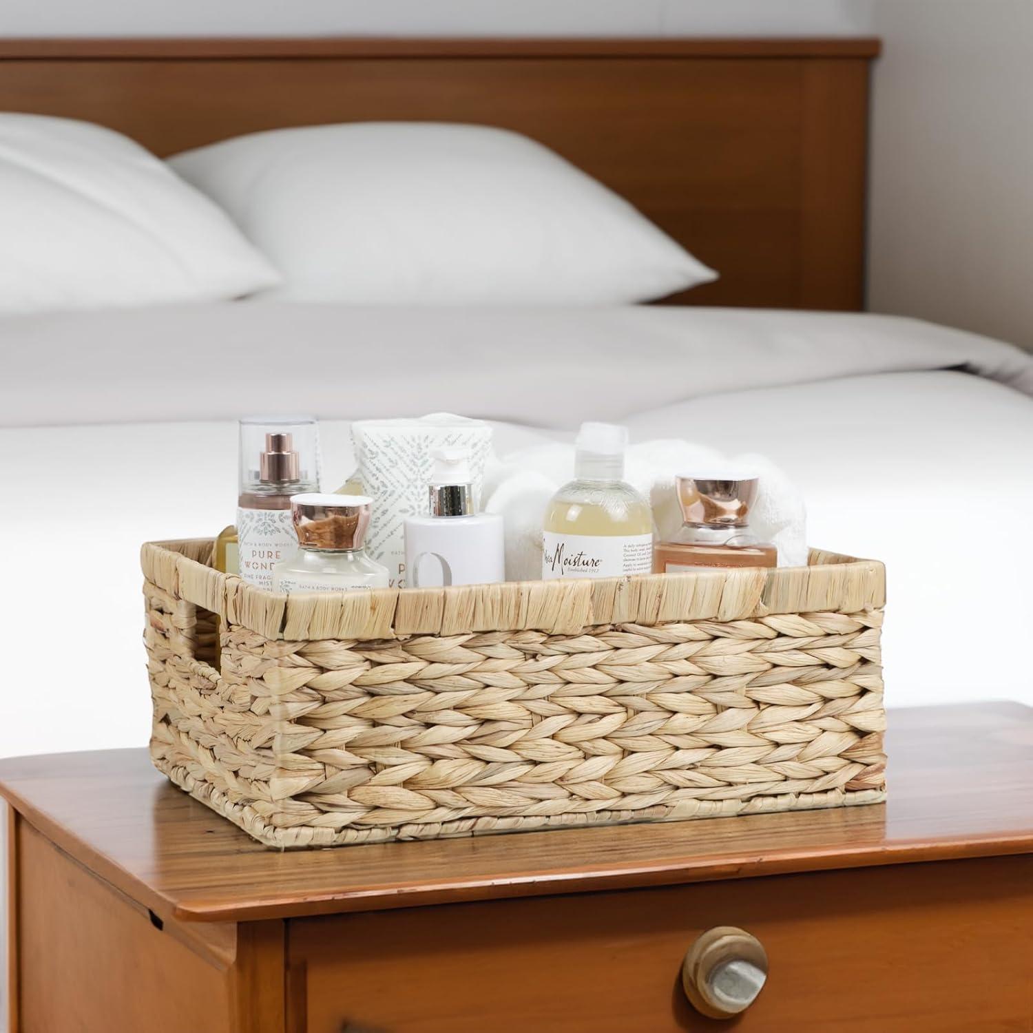 Cesta de Mimbre ORDELITE Grande Jacinto de Agua para Almacenamiento