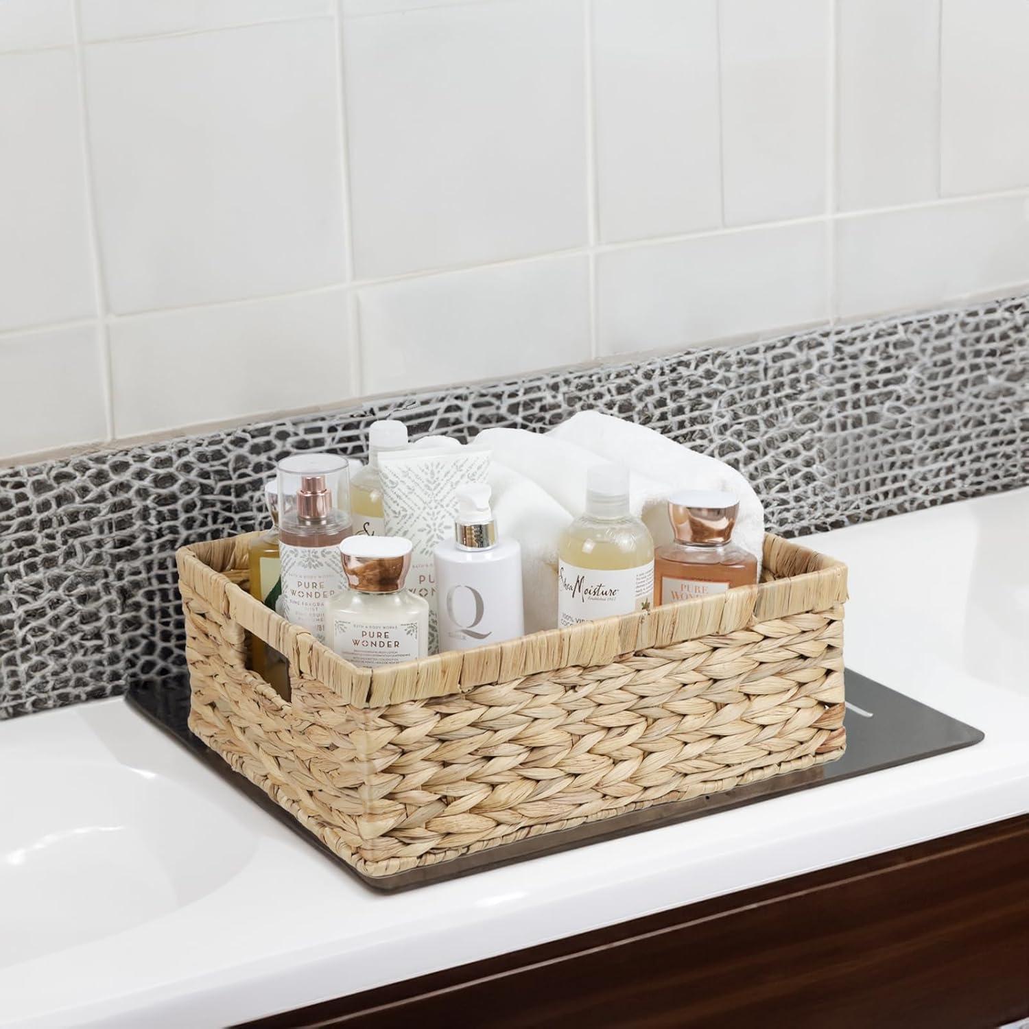 Cesta de Mimbre ORDELITE Grande Jacinto de Agua para Almacenamiento