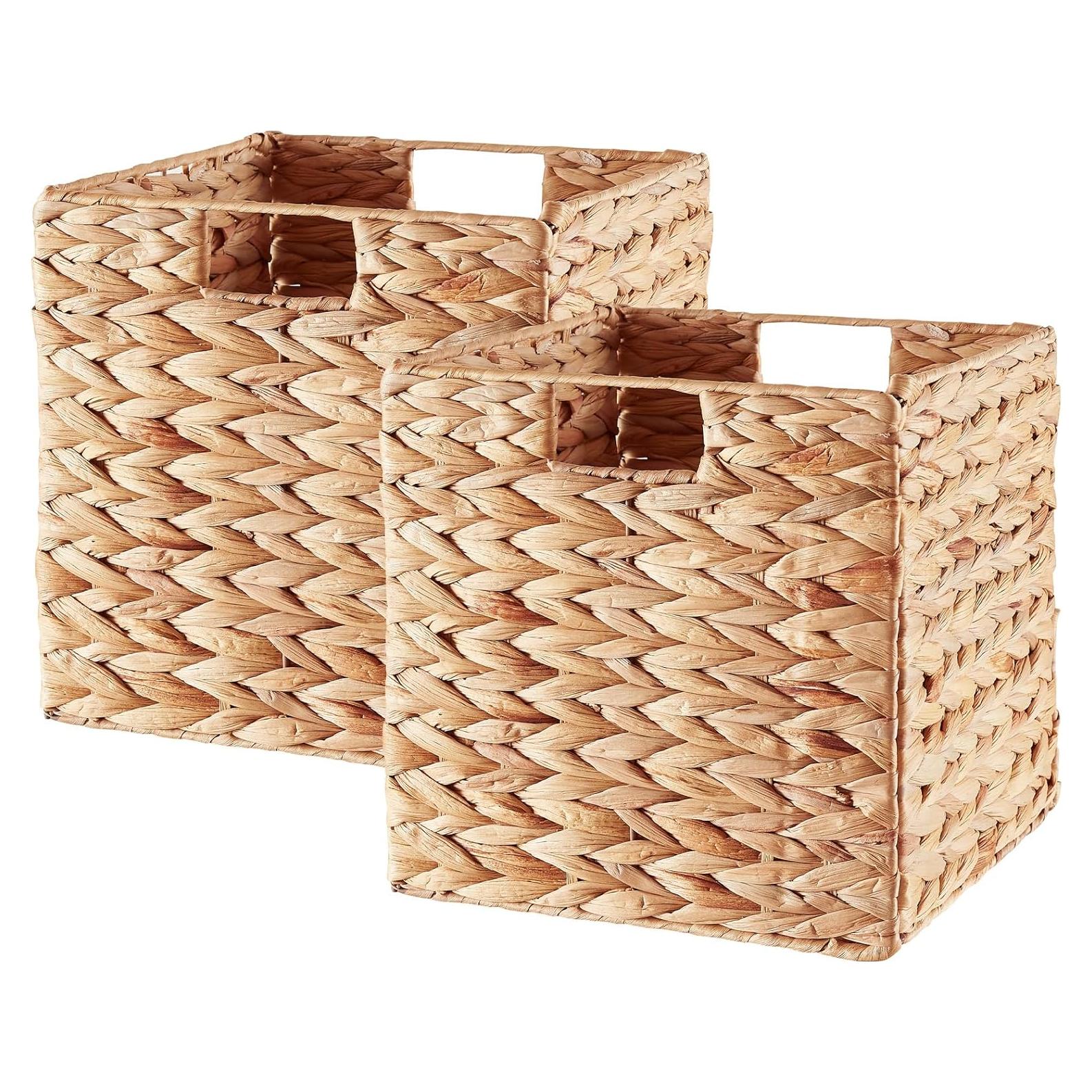 Cesta de Almacenamiento Vagusicc 9x9 cm Jacinto de Agua Juego de 2