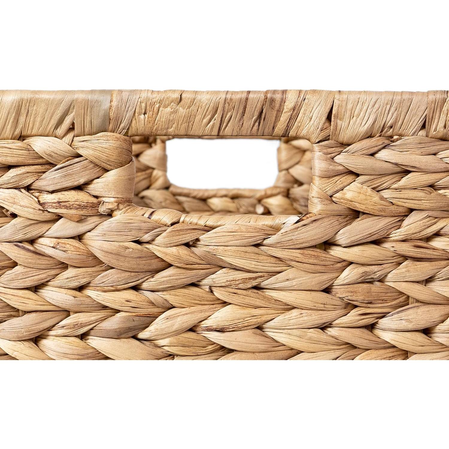 Cestas de Almacenamiento Tejidas BARIEN - Juego de 3 - Natural