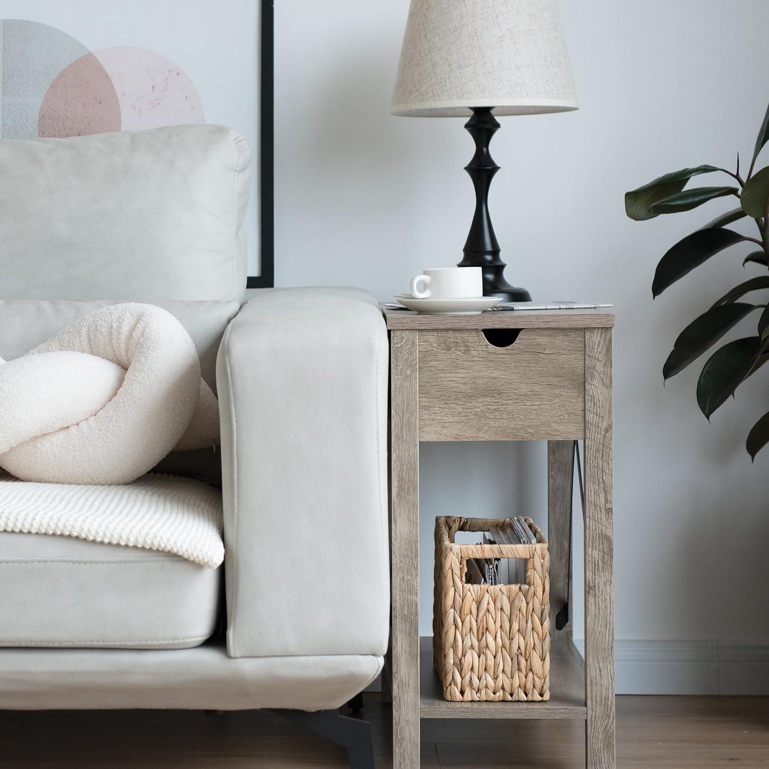 Soporte de Revistas StorageWorks de Juncos de Agua Natural 38x15x26cm